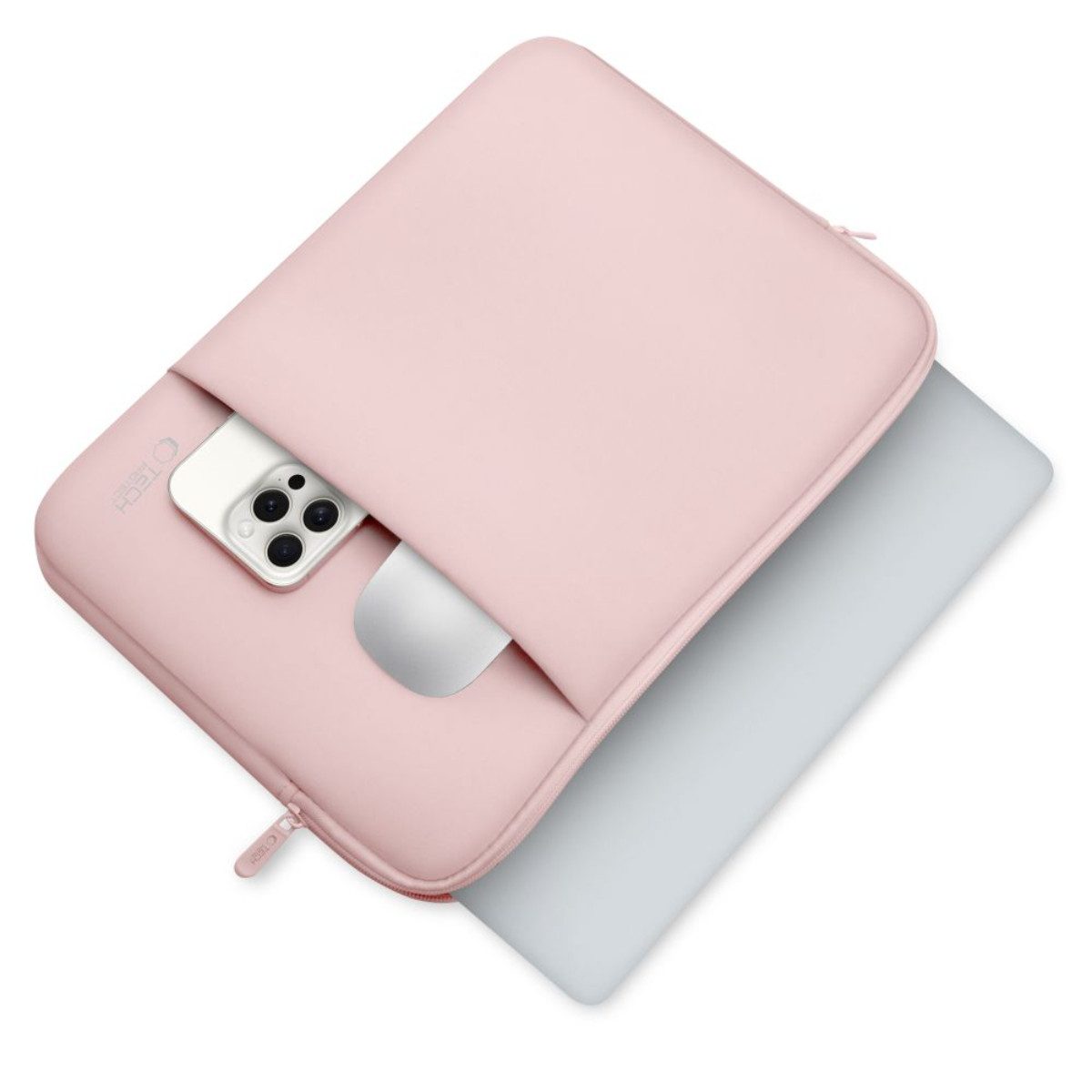 TECH PROTECT Laptoptasche Neopren 14", Stoßdämpfende Neoprenhülle mit weichem Innenfutter