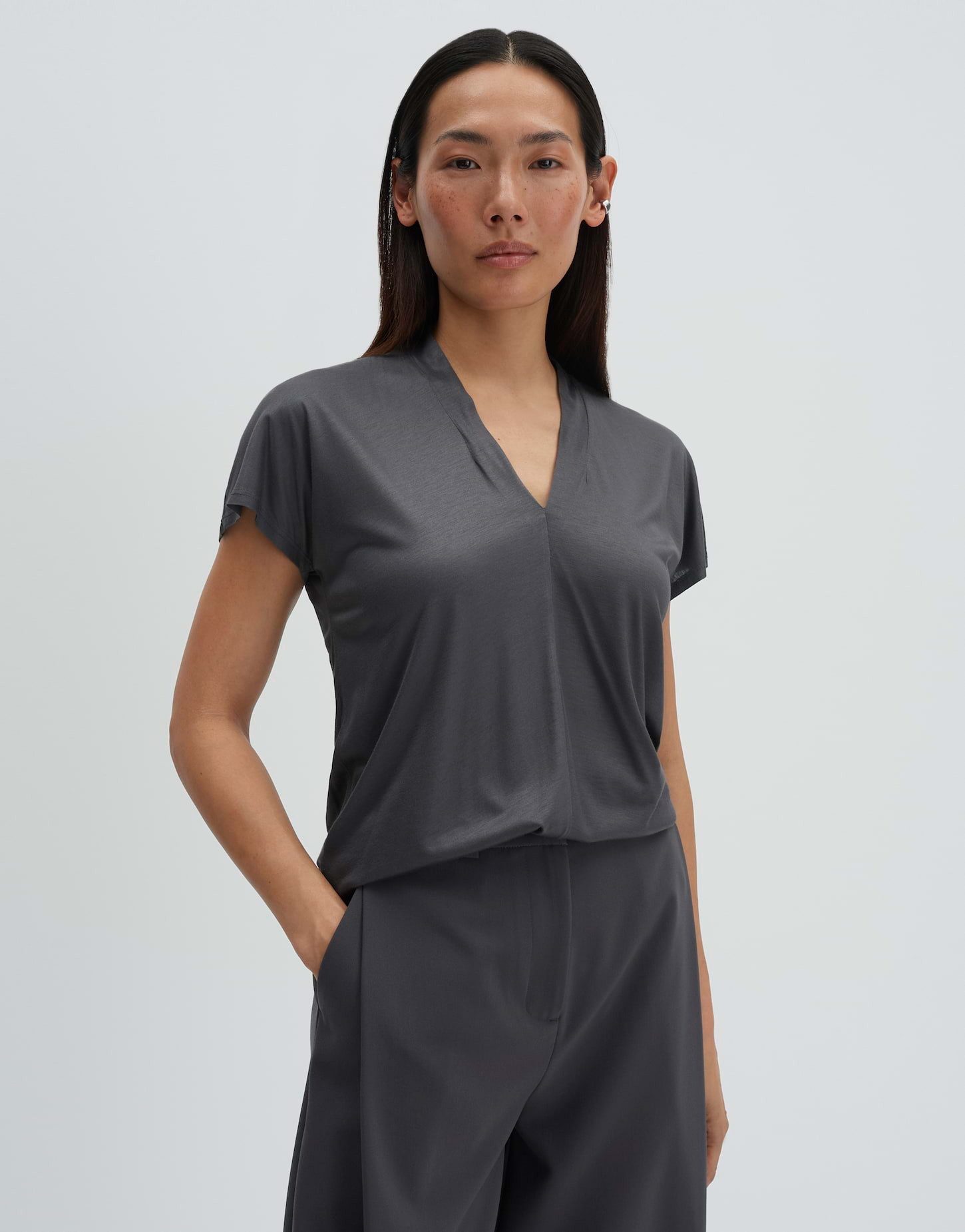 someday V-Shirt Kisana Lockere Passform, weich und angenehm auf der Haut günstig online kaufen
