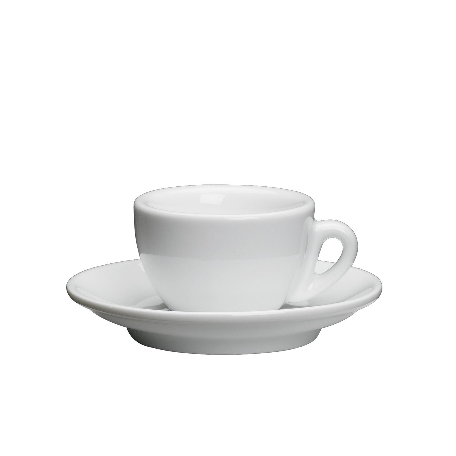 Cilio Espressotasse Espressotasse ROMA, Porzellan, Maße Ø 7 cm, 9,2 x 4,5 cm (BxH), Nutzinhalt 0,05 Liter