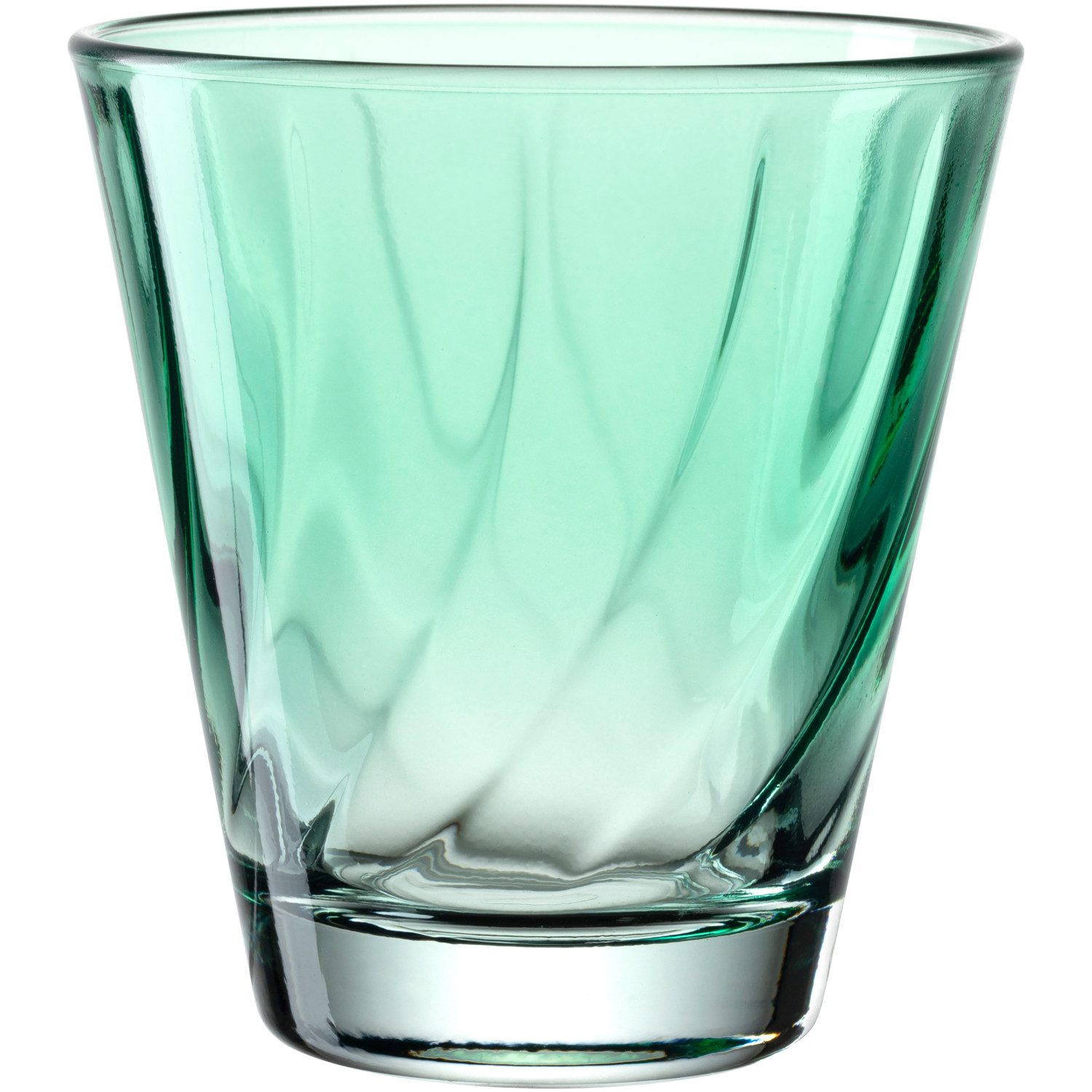 LEONARDO Gläser-Set Trinkglas, TWIST, 215 ml, 4er-Set, 4-tlg., Glas, Whiskybecher, spülmaschinengeeignet