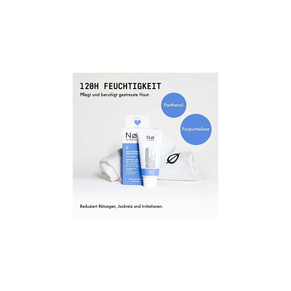 NO Cosmetics Tagescreme NØ rain today 120h Hypermoisture Feuchtigkeitscreme 50ml