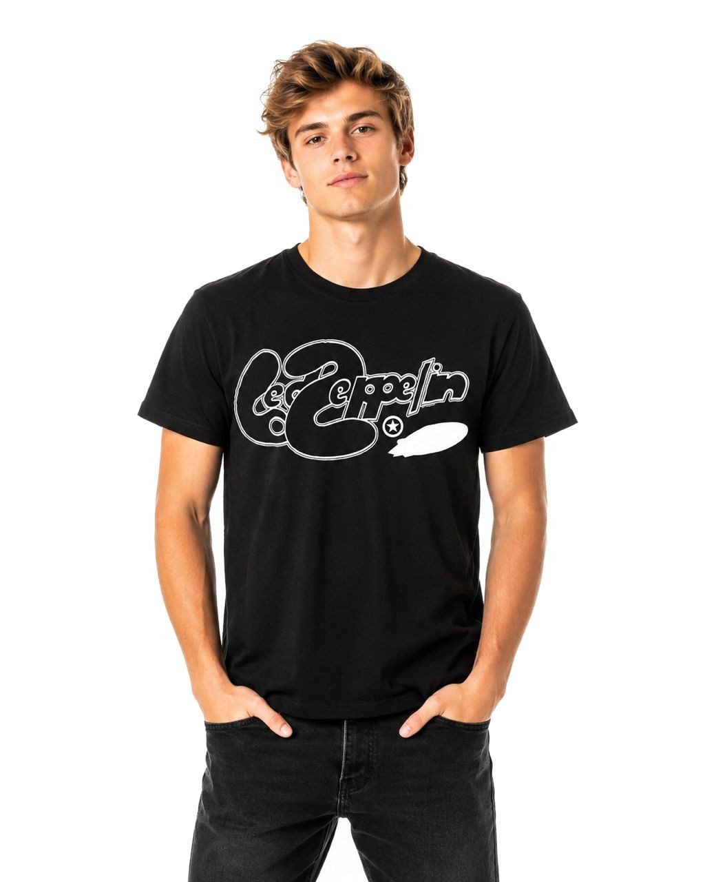 coole-fun-t-shirts Print-Shirt Led Zeppelin Herren T-Shirt Schwarz – Offiziell lizenziert S–XXL LED ZEPPELIN ROCK T-SHIRT LOGO III