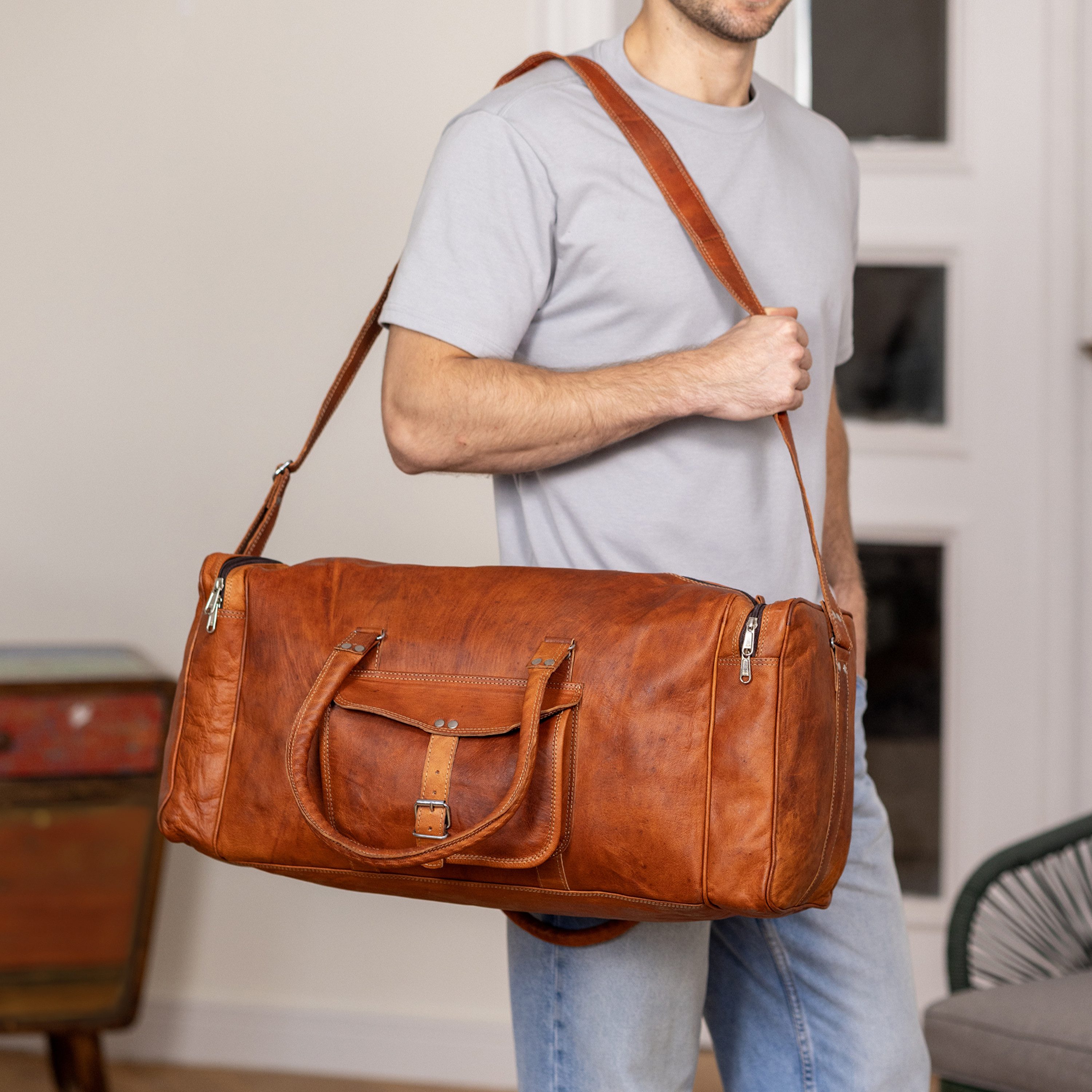 Gusti Leder Reisetasche Gusti Leder Reisetasche Harvey (1-tlg), Aktenordner günstig online kaufen