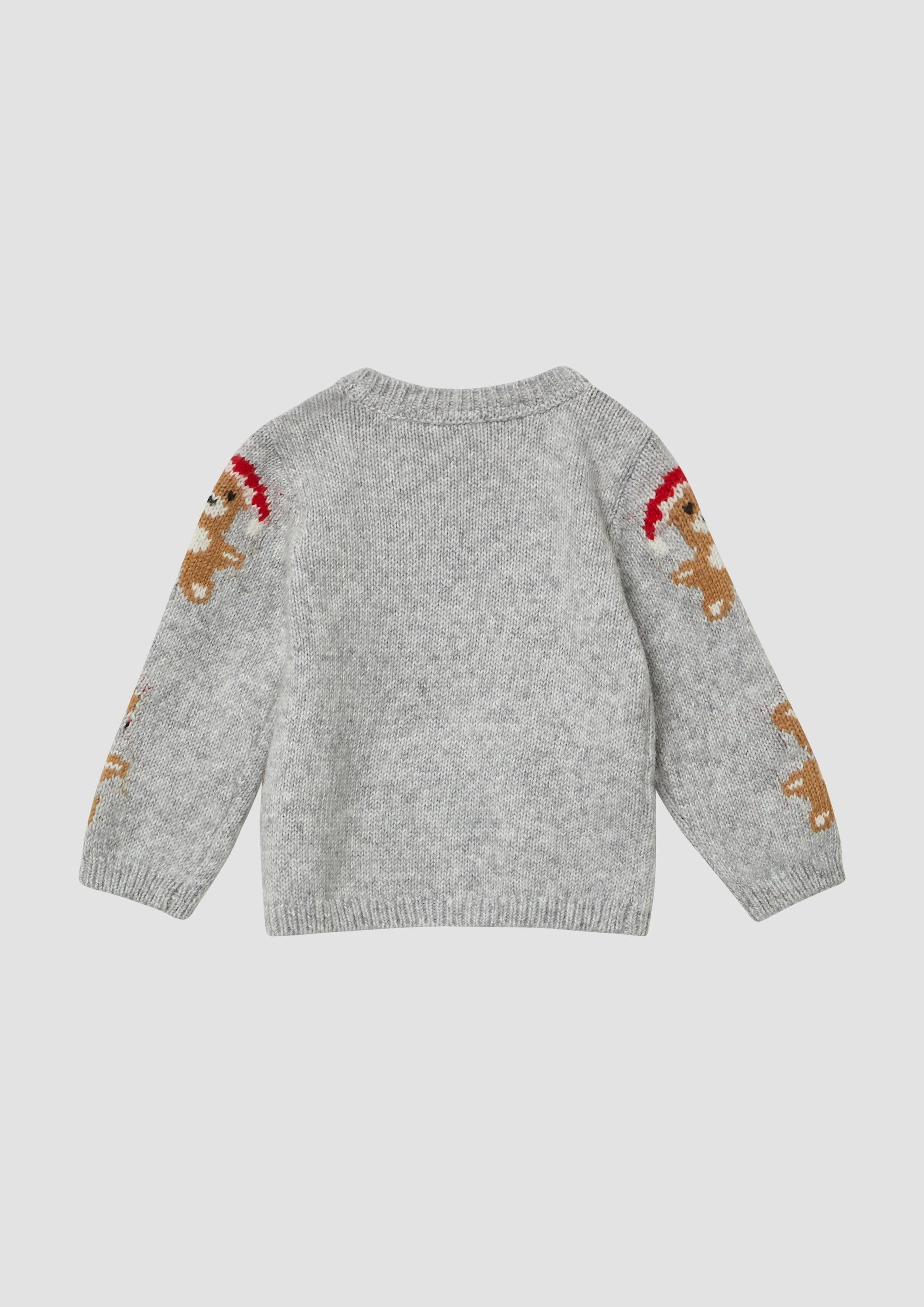 s.Oliver Longpullover Strickpullover Unisex Strickpullover mit Weihnachtsmotiven