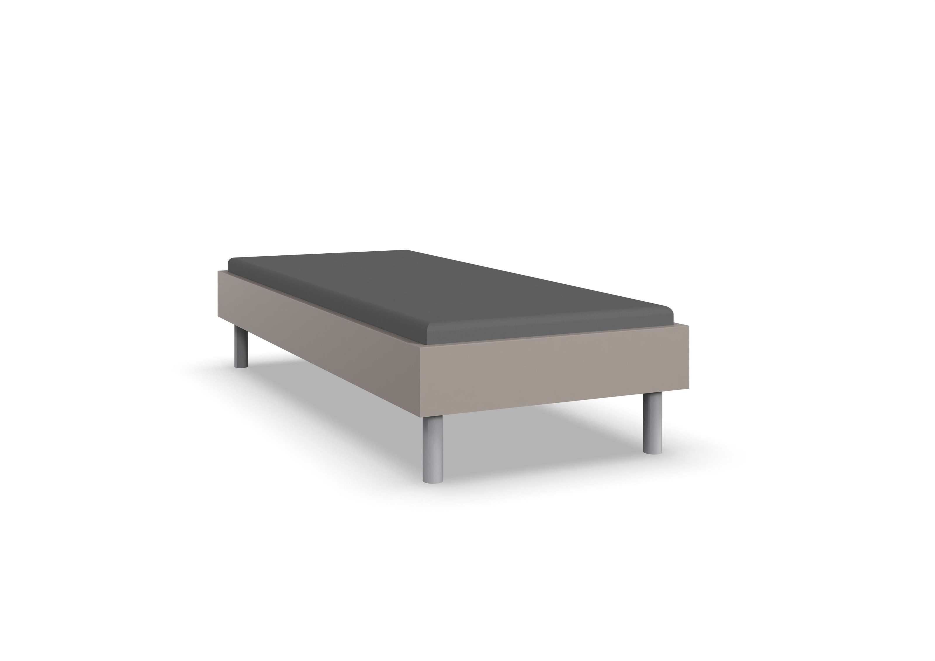 freiraum Bettgestell Easy Beds Standard, Liegefläche 90x200 cm, SAHARAGRAU - 99x38x210cm (BxHxT)