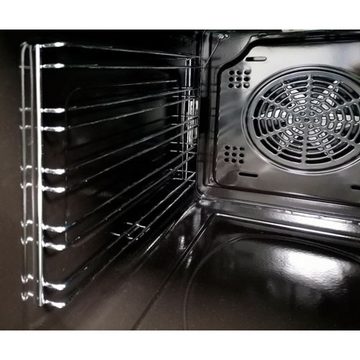 Kaiser Küchengeräte Induktions Herd-Set EH 4796 ElfAD+KCT 4795 FI ElfAD/3, Retro Backofen Einbaubackofen 45 cm, +Einbau Herd, 45 cm