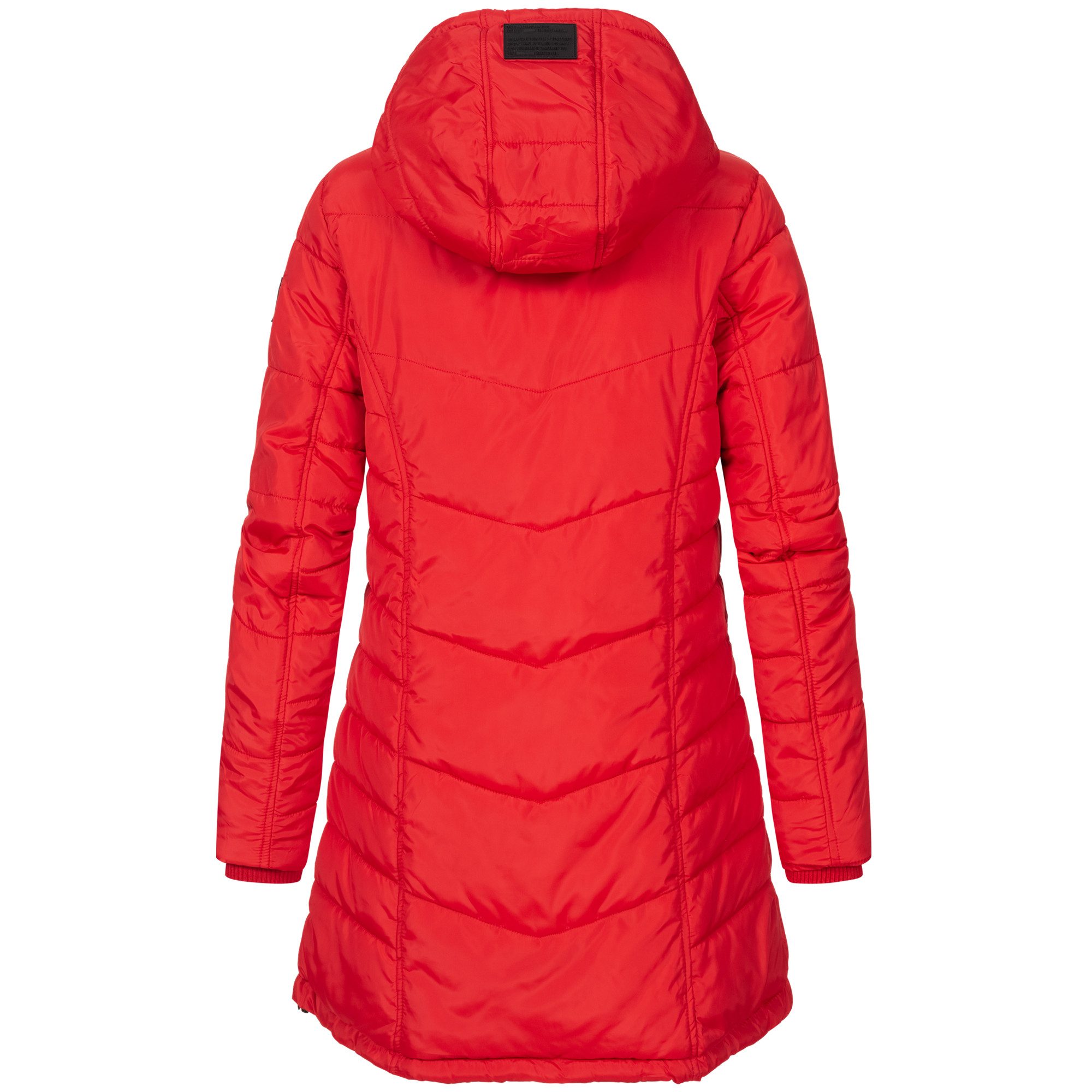 SUBLEVEL Steppjacke Damen Mantel mit Kapuze lange Winter Jacke Parka Stehkr günstig online kaufen