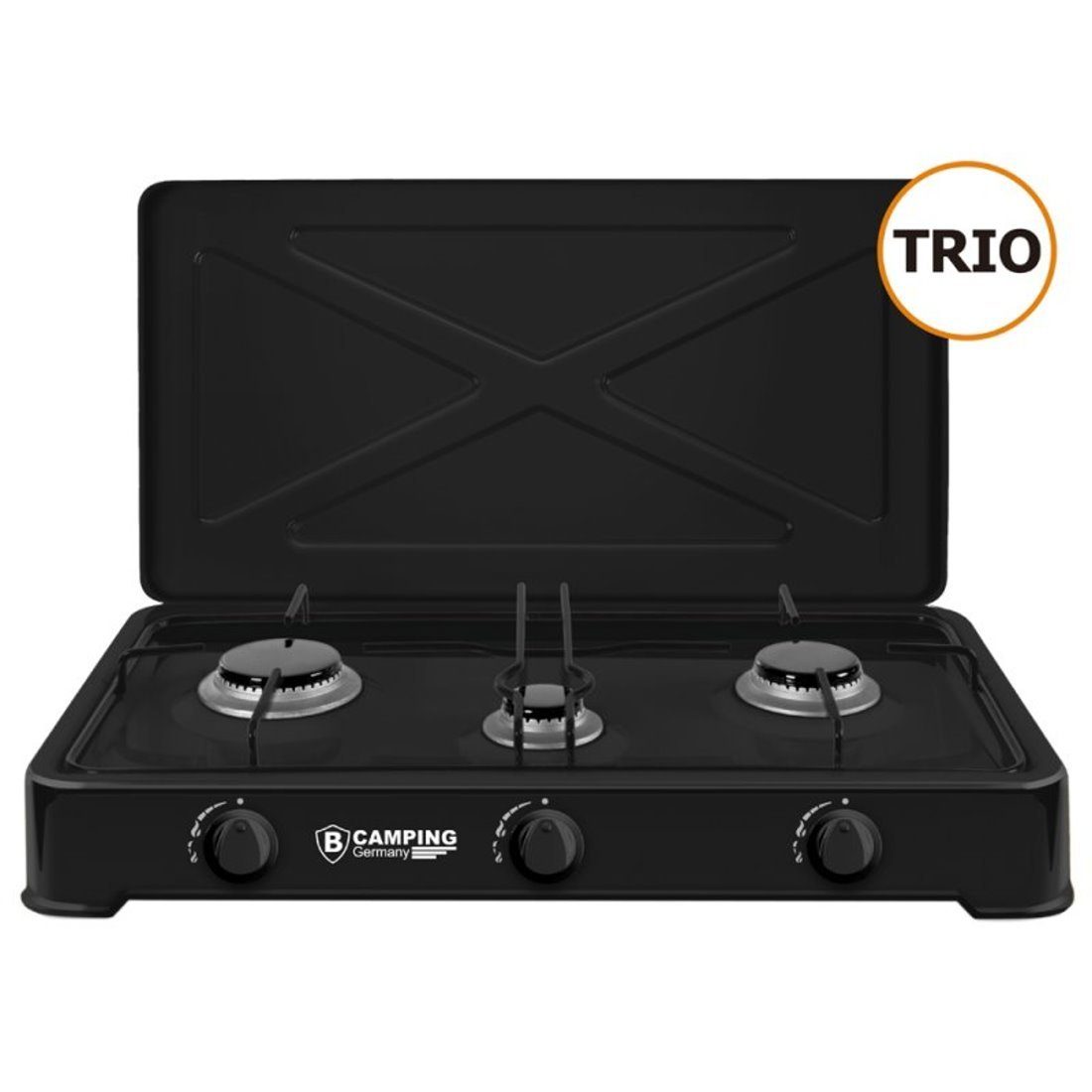 bahama Gaskocher, Trio 3-flammig Campingkocher Camping Gasherd Kocher