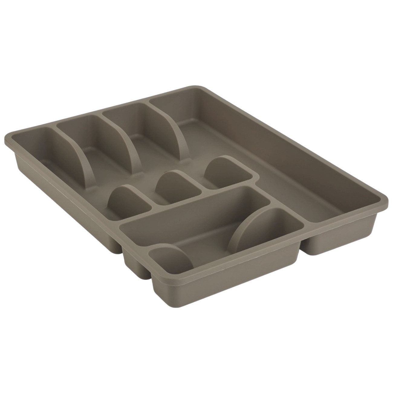 Engelland Besteckkasten Besteckeinsatz für Schubladen 30 cm (Vorteils-Set, 1 St., 38 x 29 x 5 cm), BPA-frei, robuster PP-Kunststoff, für alle handelsüblichen Schubladen