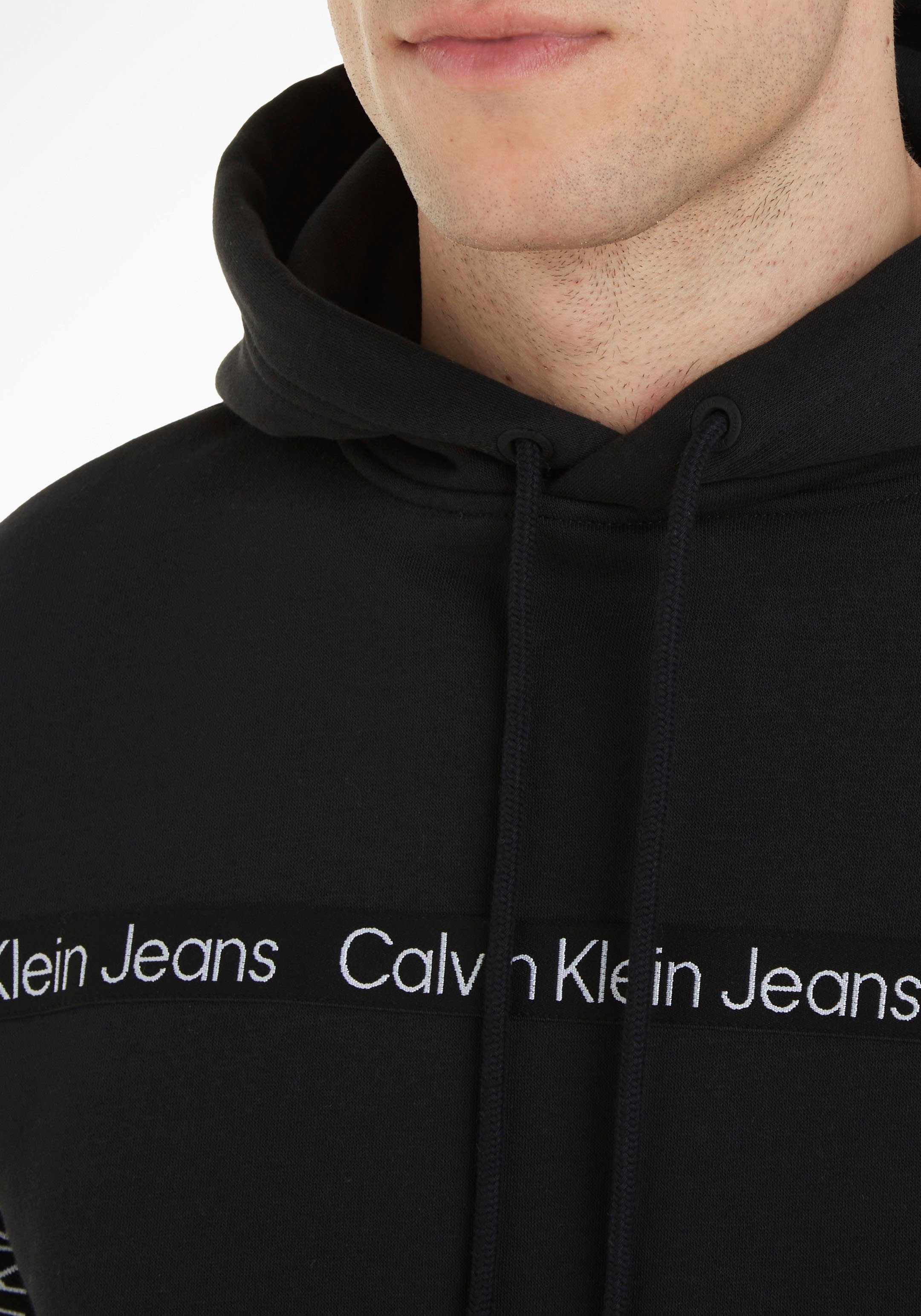 Jeans Klein Logodesign Klein mit Jeans Calvin Kapuzensweatshirt Calvin