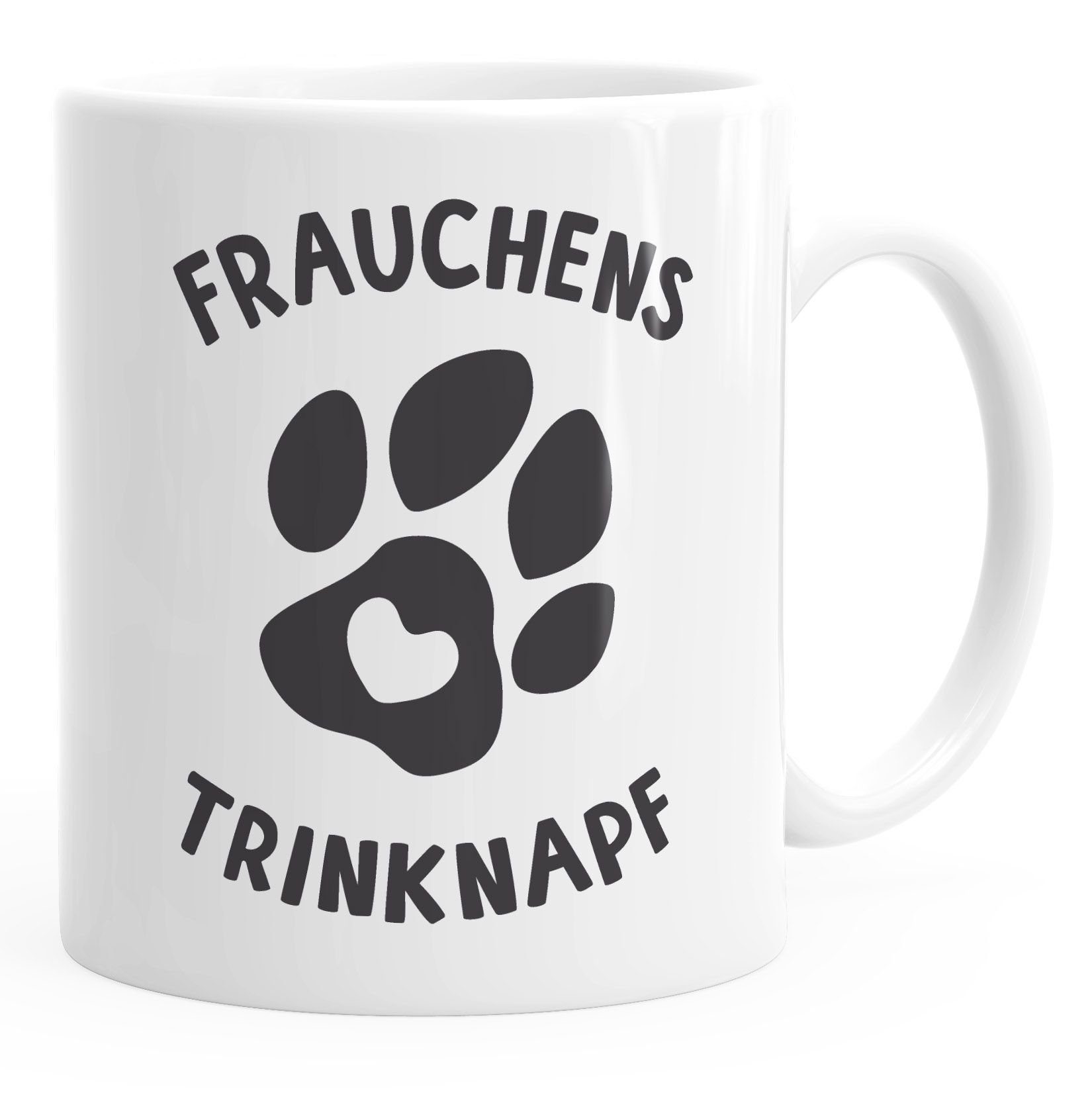 MoonWorks Tasse »Kaffee-Tasse Spruch Frauchens Trinknapf Hundepfote-Motiv  Becher Bürotasse Tasse Hundeliebhaber MoonWorks®«, Keramik online kaufen |  OTTO