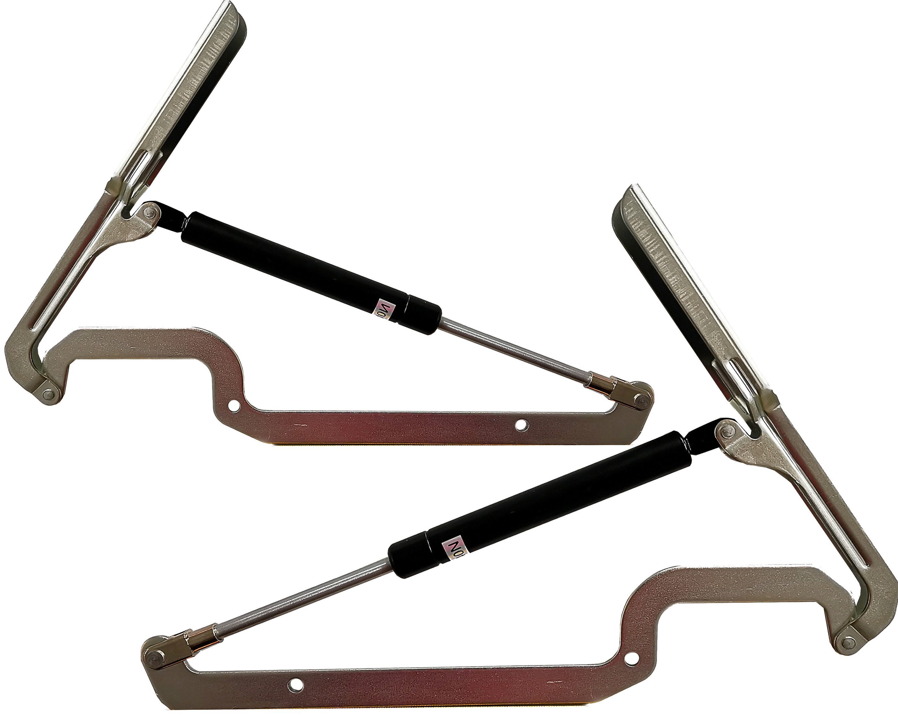 ONDIS24 Gasdruckregler 2x Gasdruckheber für Mülltonnenbox Keter Max, Arc, Ace, Elite Store, (2-St), Ersatzteil WLPS Gasdruckfeder 140N - Doppelpack 2er Set