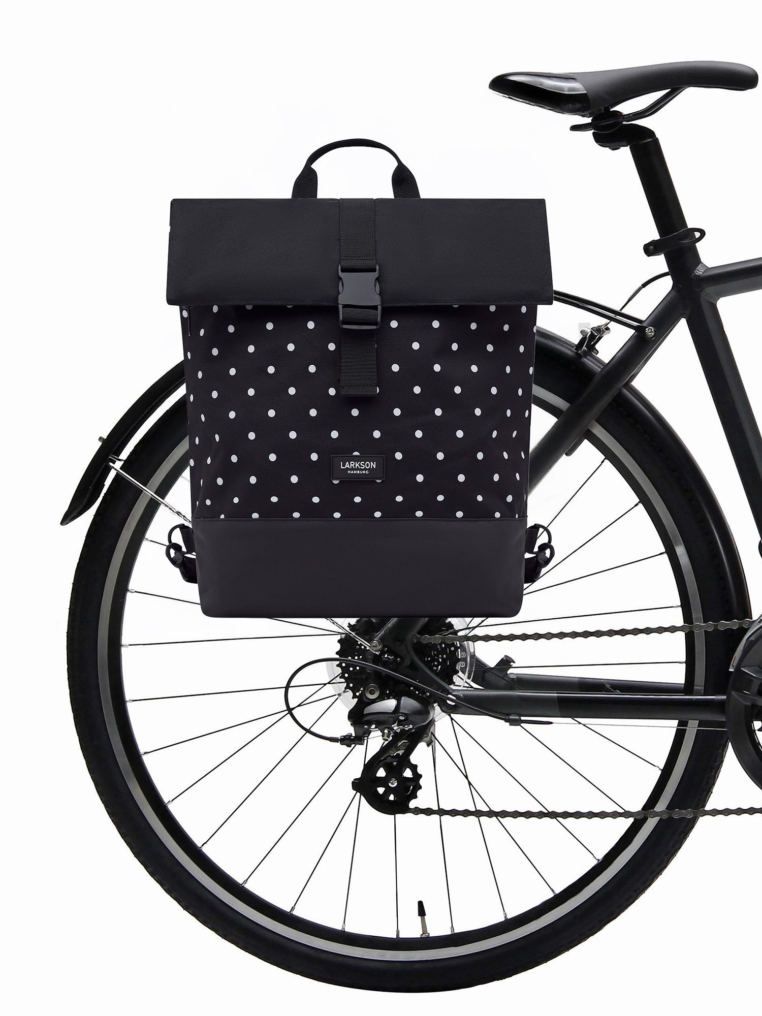 LARKSON Fahrradtasche Tammo Bike Fahrrad Rucksack Gepäckträger (1-tlg), Rucksack und Gepäckträgertasche, Wasserabweisend