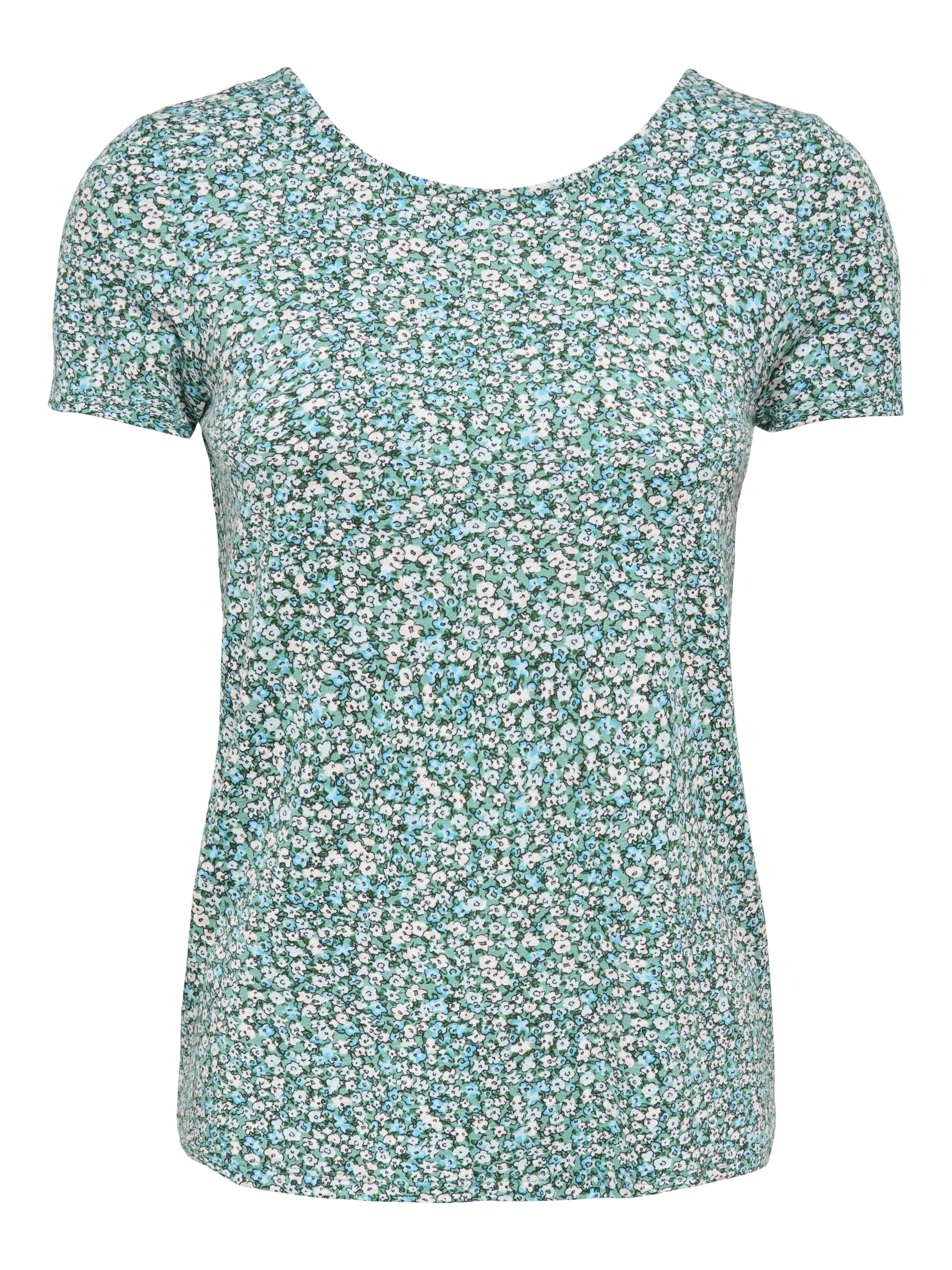 ONLY Kurzarmshirt ONLBERA BACK LACE UP S/S TOP JRS NOOS