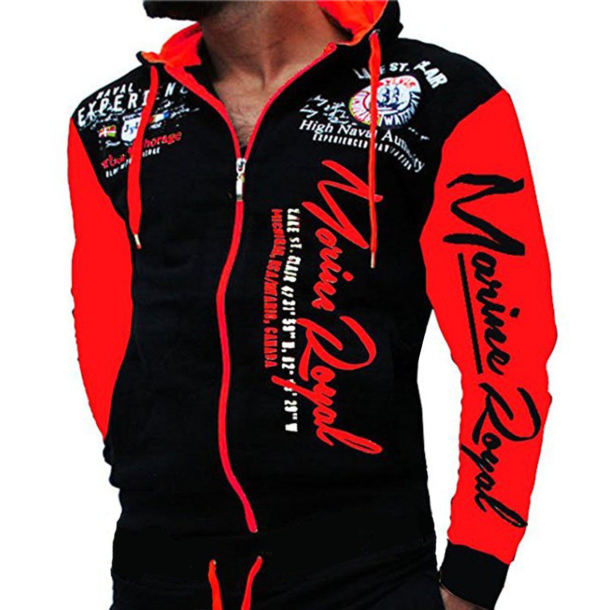 Jaylvis Collegejacke Herren Sweatjacke Sportjacke Joggingjacke mit lässiger günstig online kaufen