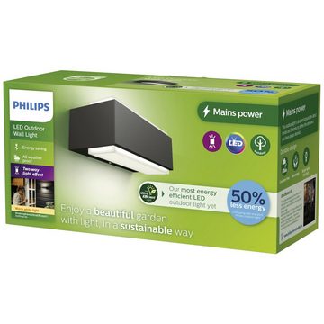 Philips Außen-Wandleuchte Philips Stratosphere 8720169257313 LED-Außenwandleuchte LED 3.8 W An
