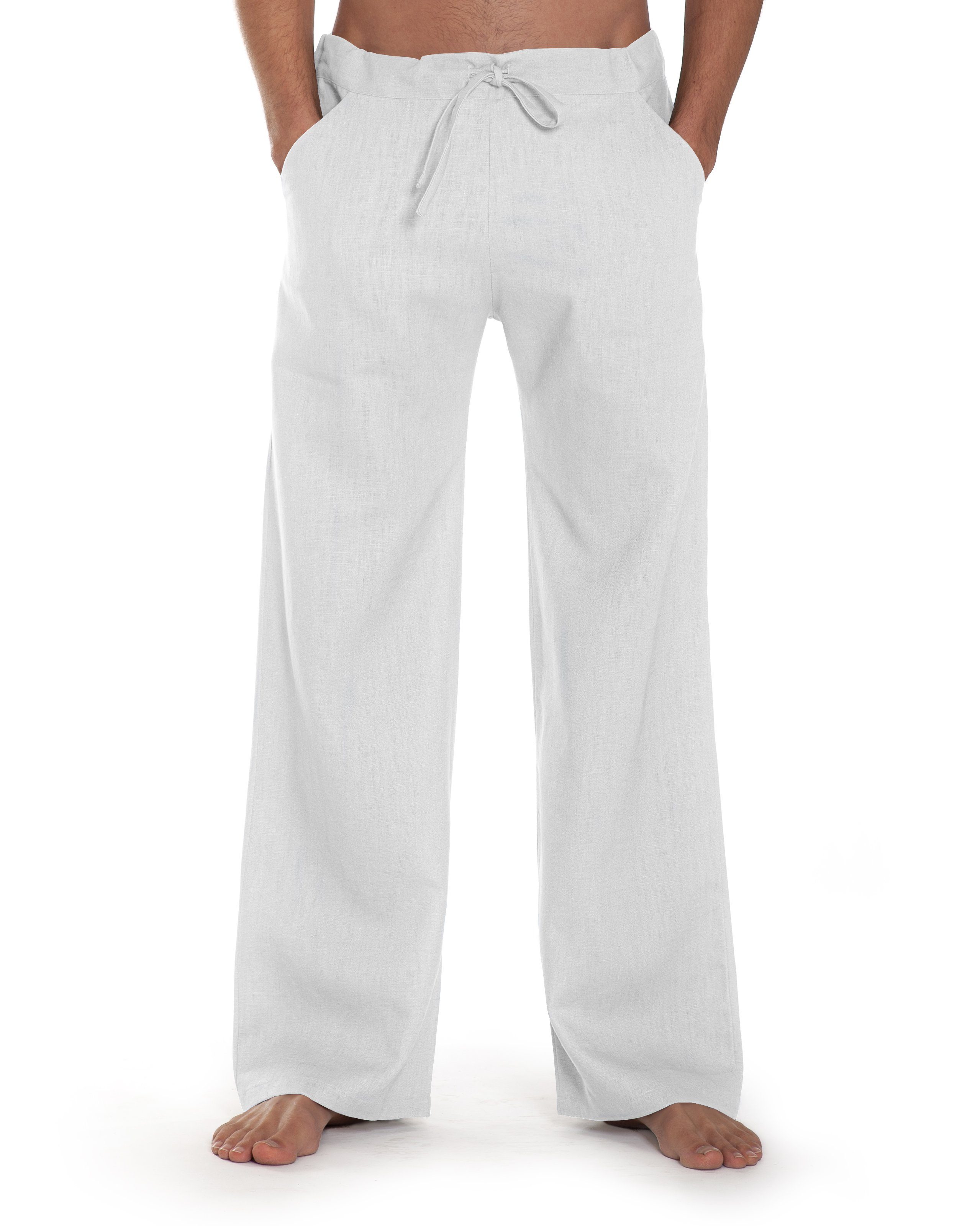 Leinenhose Leinenhose Essential SCHAZAD weiss