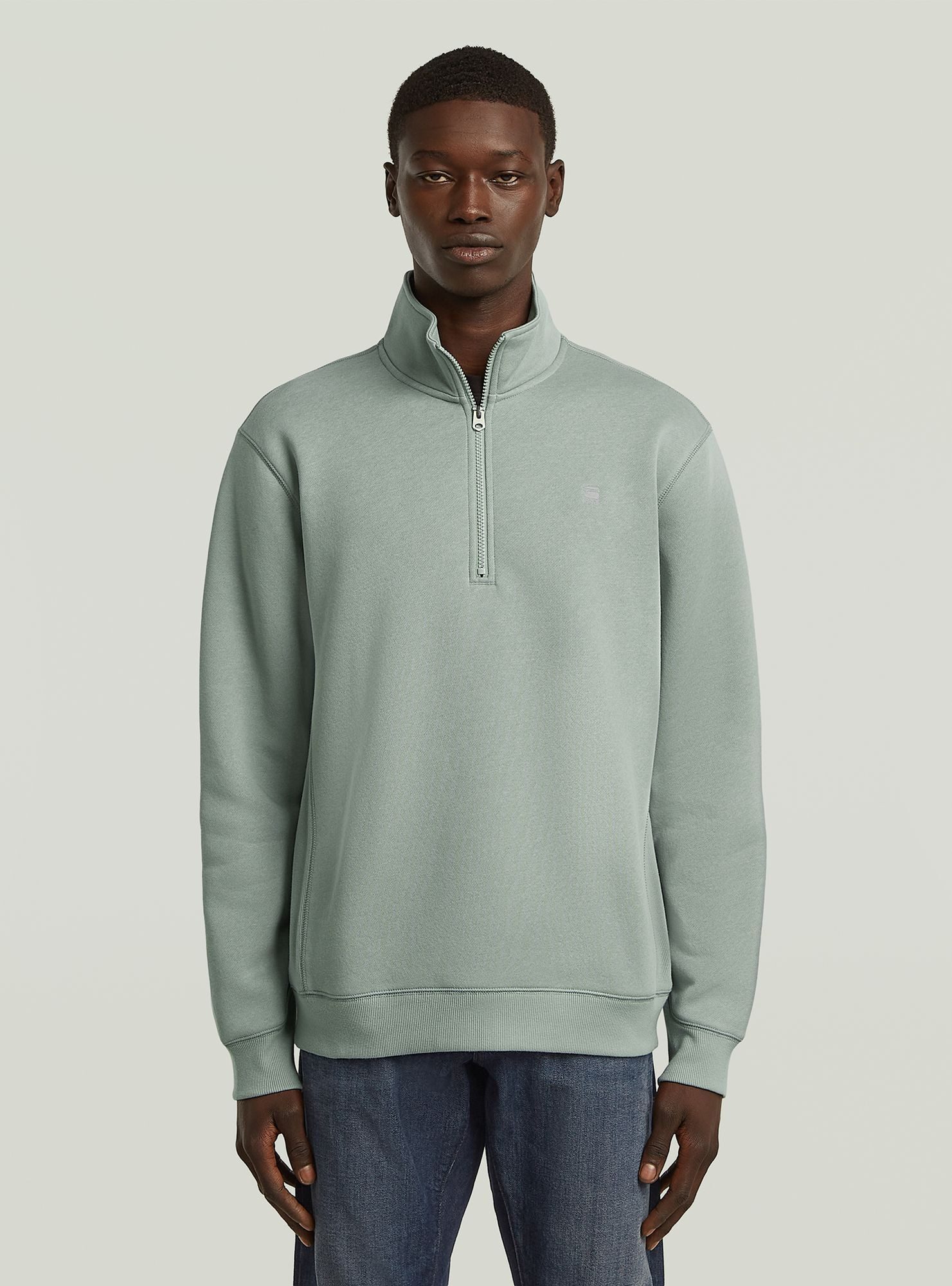 Longpullover Premium Core Half Zip Sweater