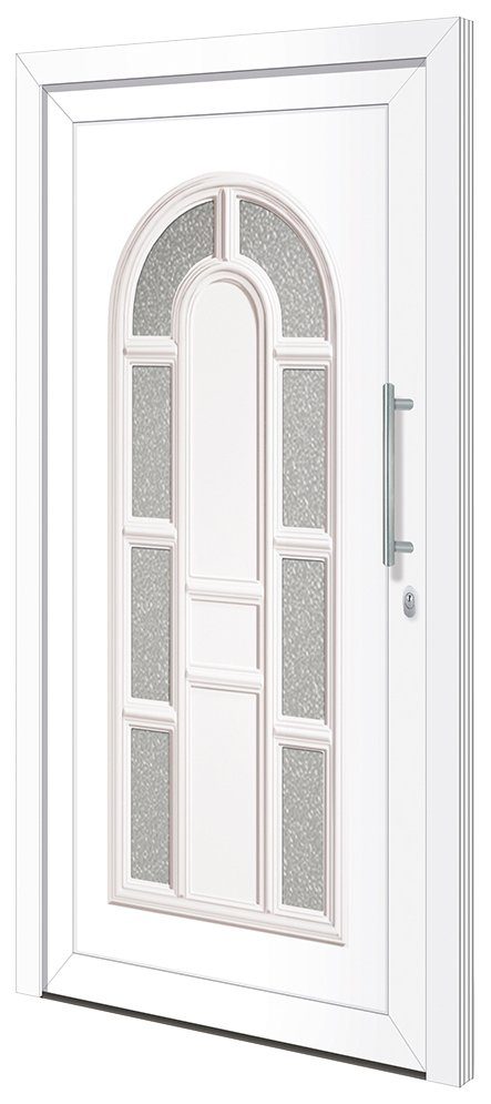 cm, weiß, RORO inklusive Haustür Türen & BxH: Griff, 18, 100x210 Fenster Türrahmen ohne