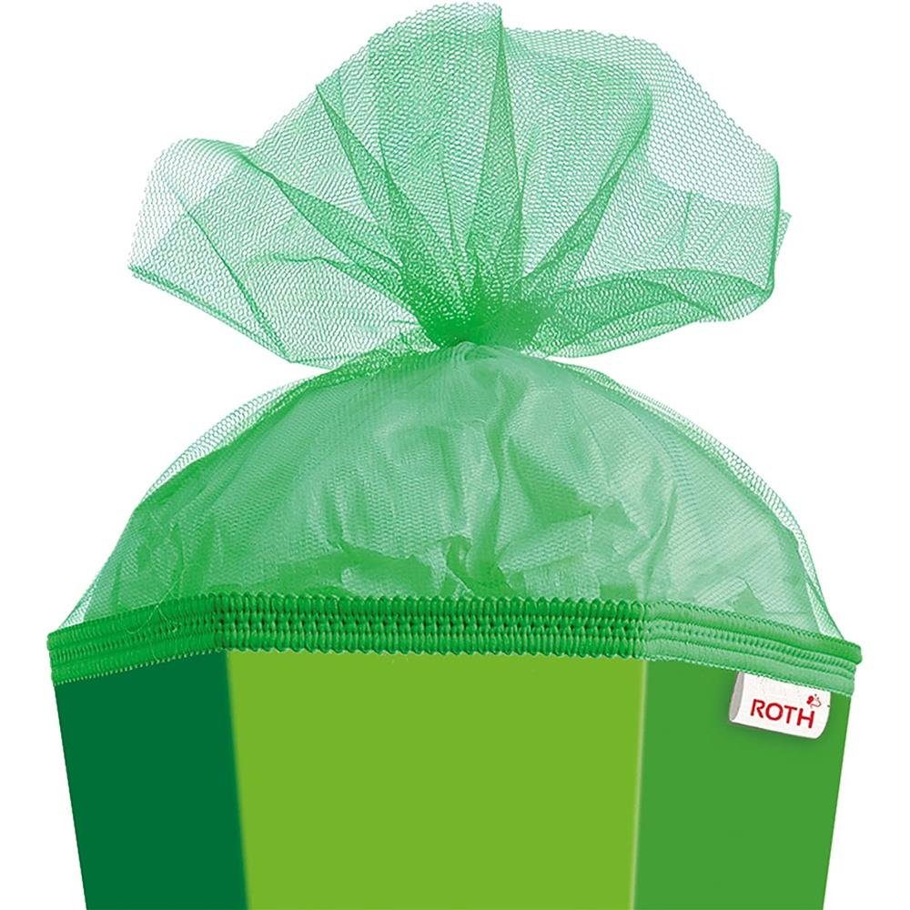 Schultüte Grün, Tüllverschluss, cm, Zuckertüte Roth 100 Schulanfang XXL-Bastelschultüte eckig, mit für