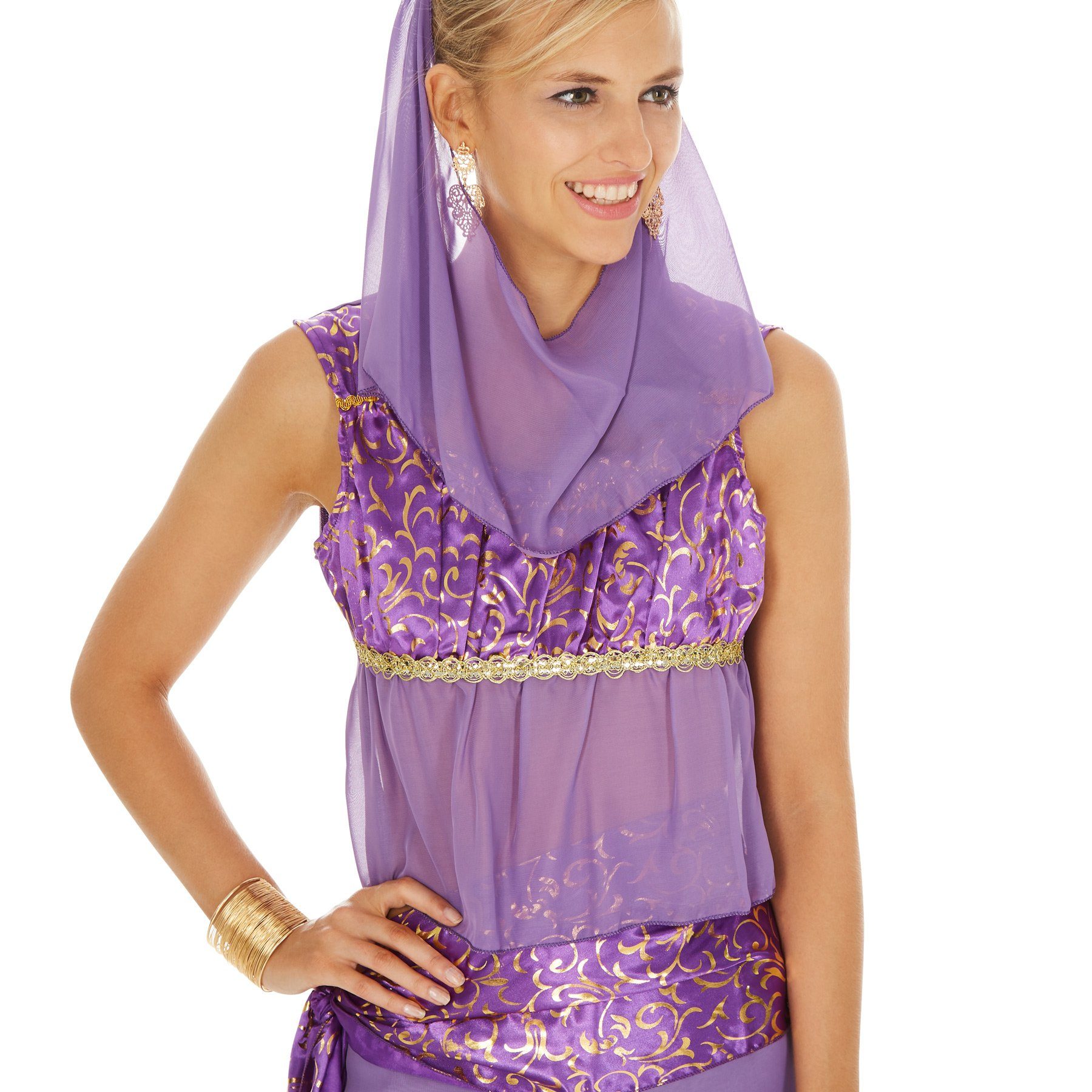 dressforfun Kostüm Frauenkostüm zauberhafte Orient Lady, Verspieltes Oberteil