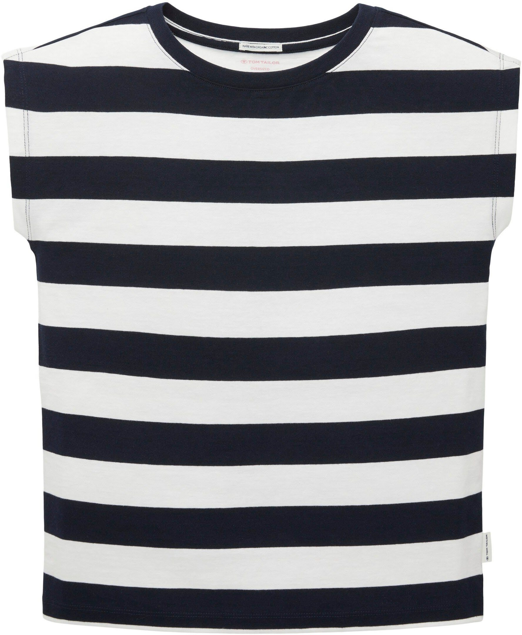 TOM TAILOR Tanktop Logobadge Seite an der