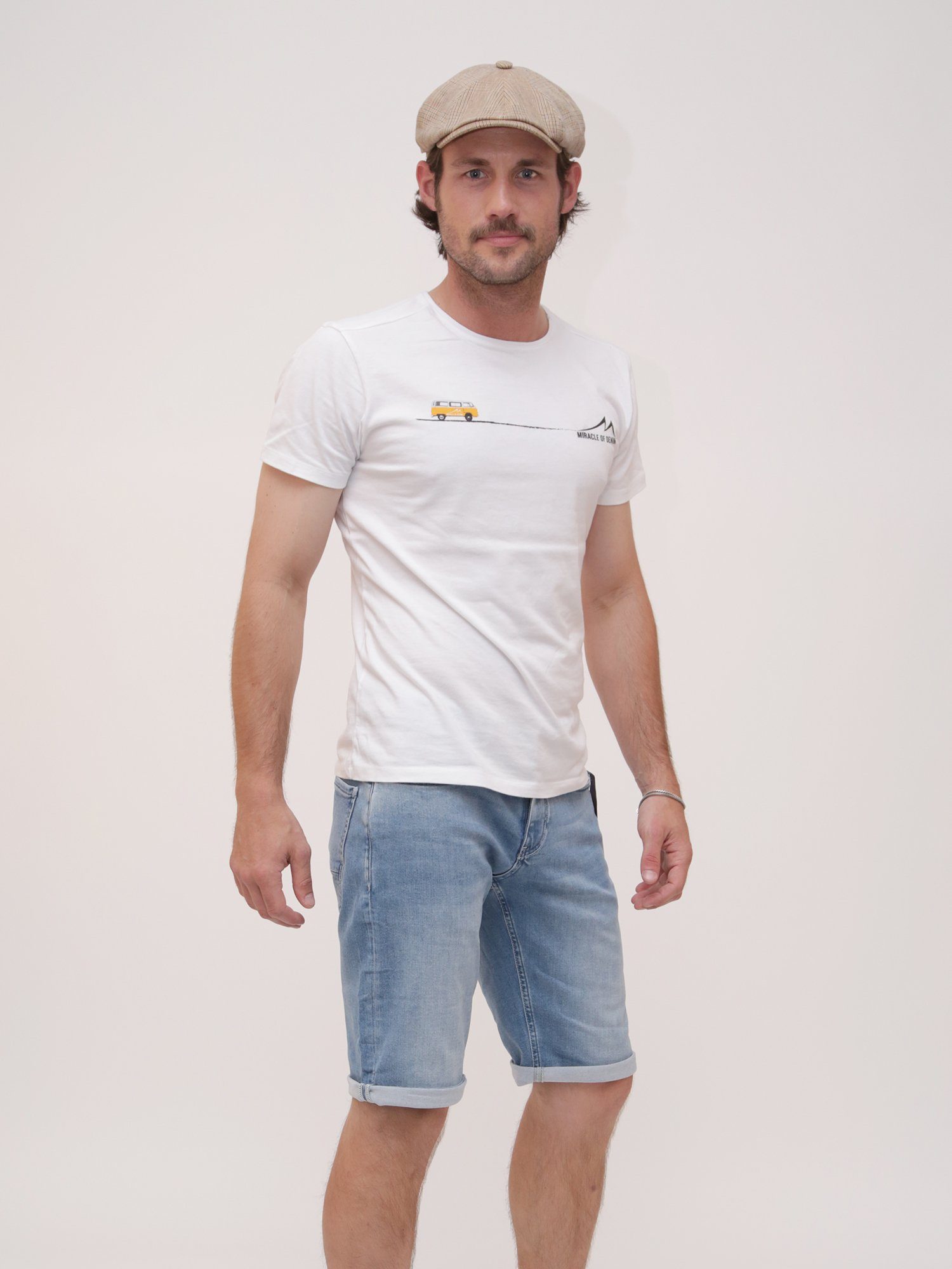 Jogg Georgia Stretchdenim Denim of Blue Jeansshorts pflegeleichtem Trevol aus Miracle