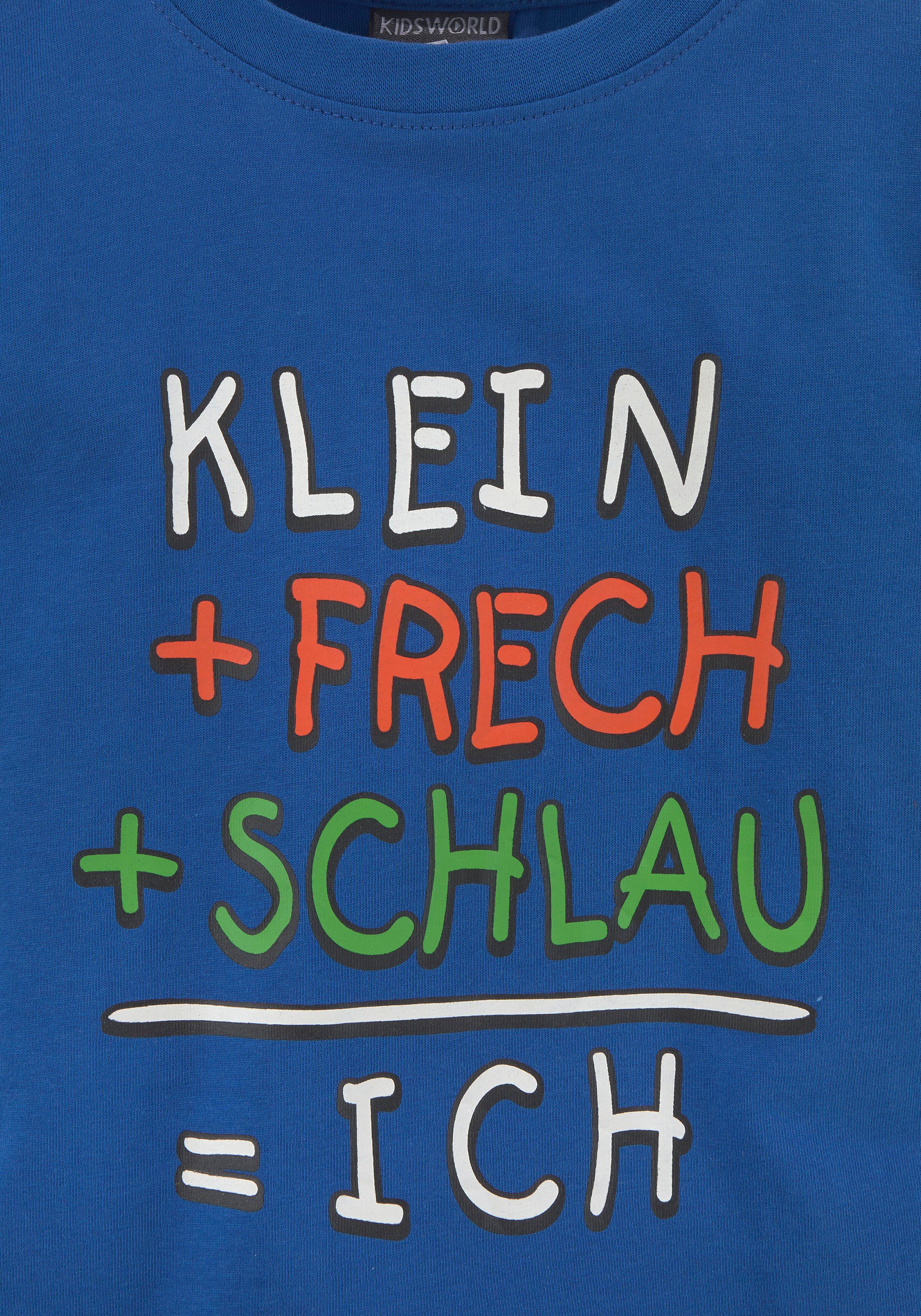 T-Shirt KIDSWORLD KLEIN+FRECH+SCHLAU...