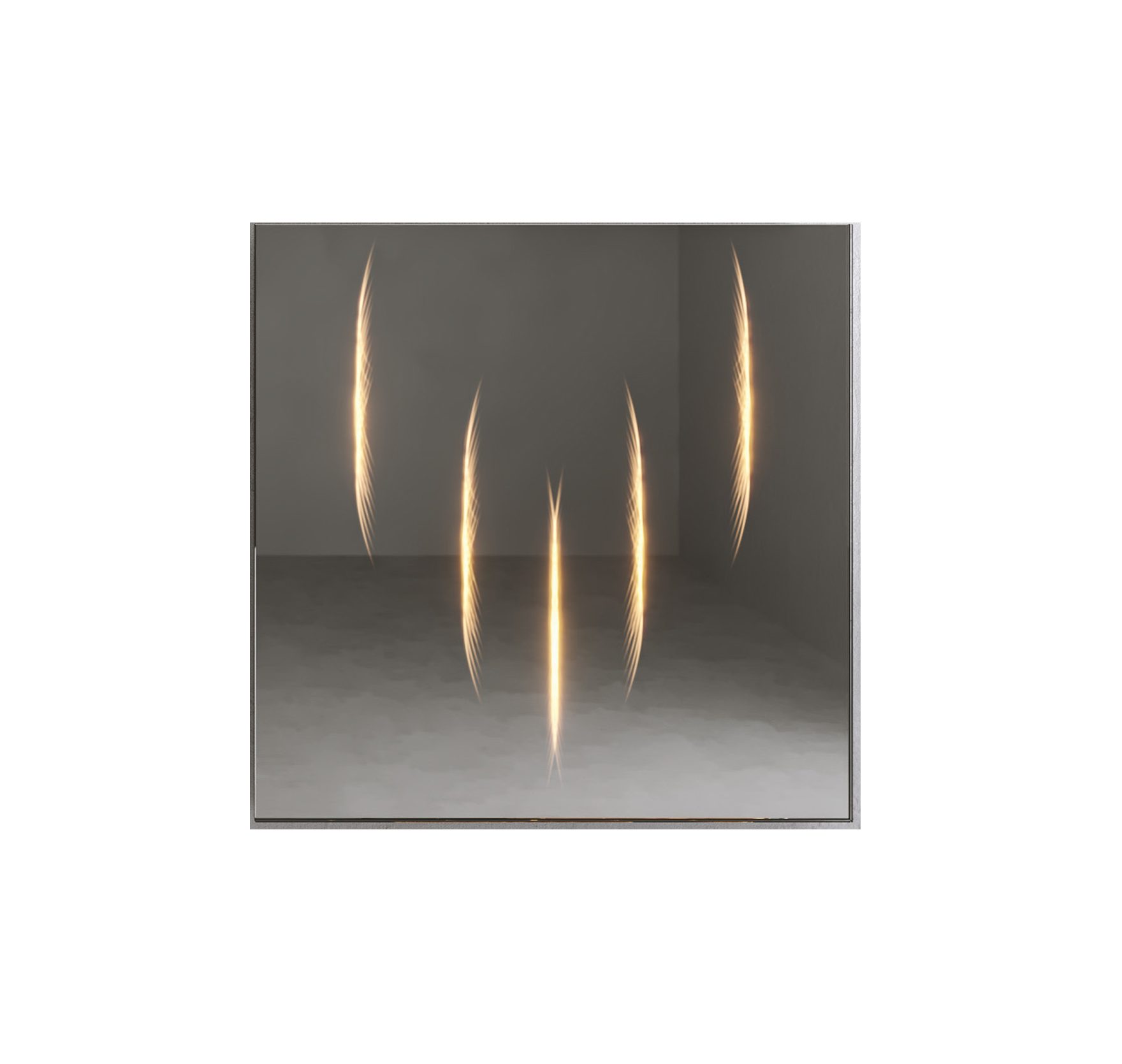 750, Wandspiegel ETTLINLUX Mirror Beleuchtung Ambiloom® dekorativer mit Wandspiegel