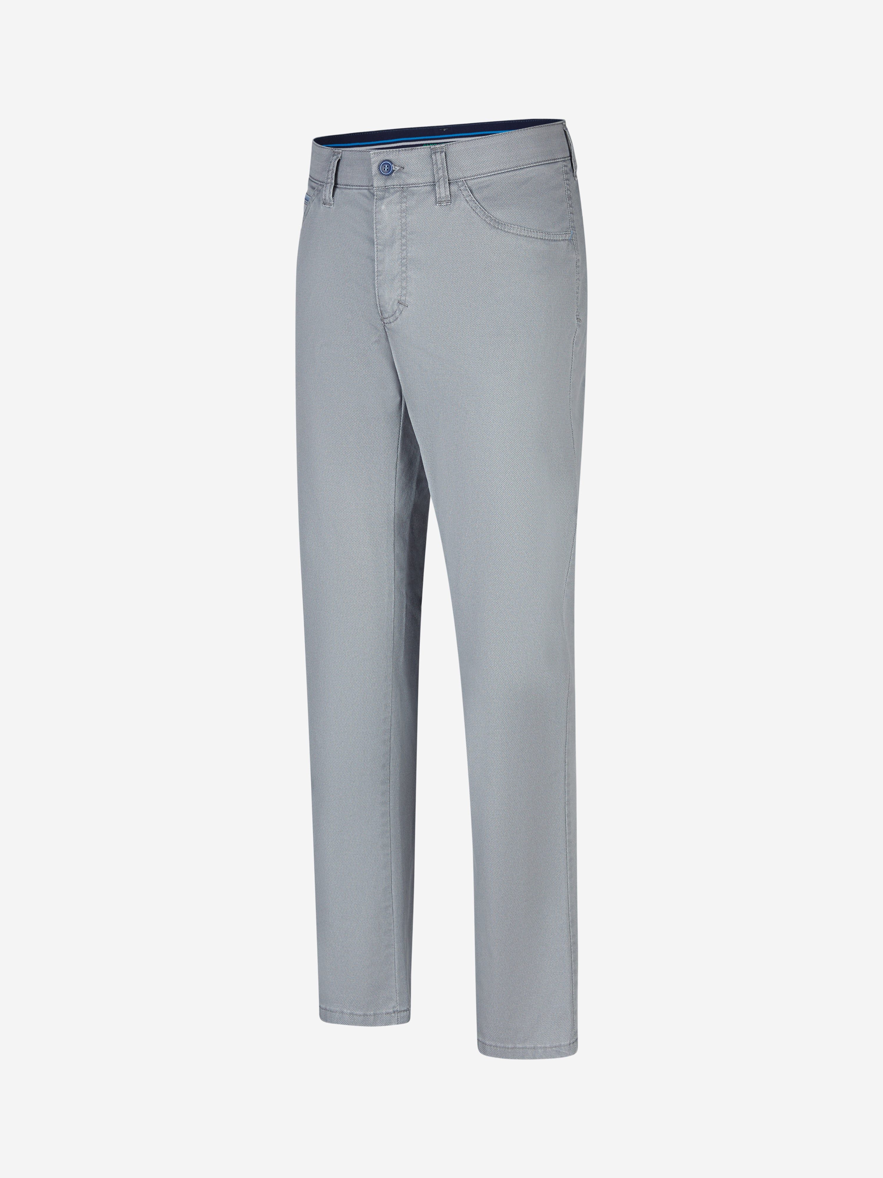 Club of Comfort 5-Pocket-Hose modifizierte 5 Pocket MARVIN 8322 - grau - Herrenhose - 27 ["Swingpocket mit geschwungenen Eingriffen an den Vordertaschen und