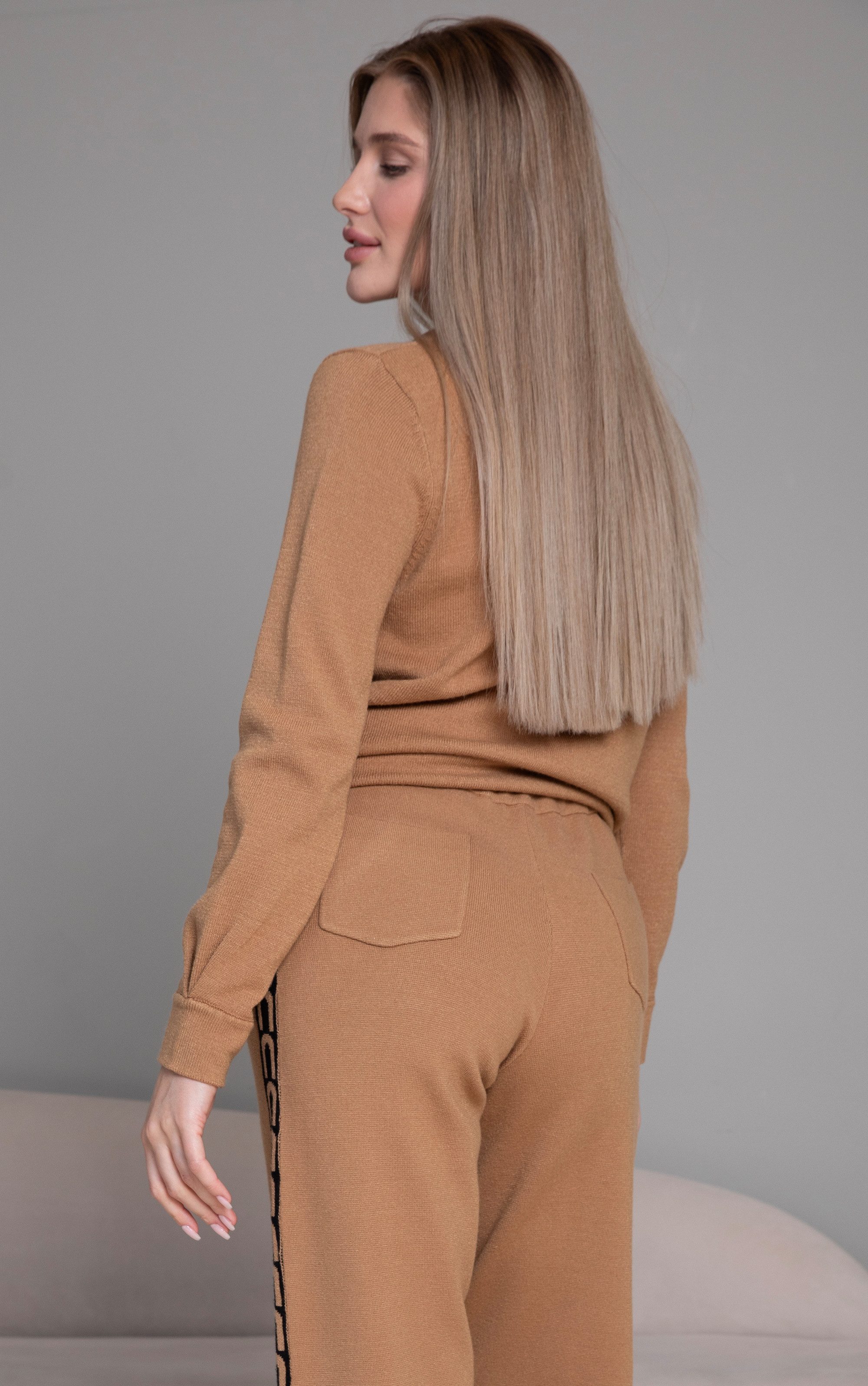 Passioni Strickpullover mit Zuglaschen günstig online kaufen