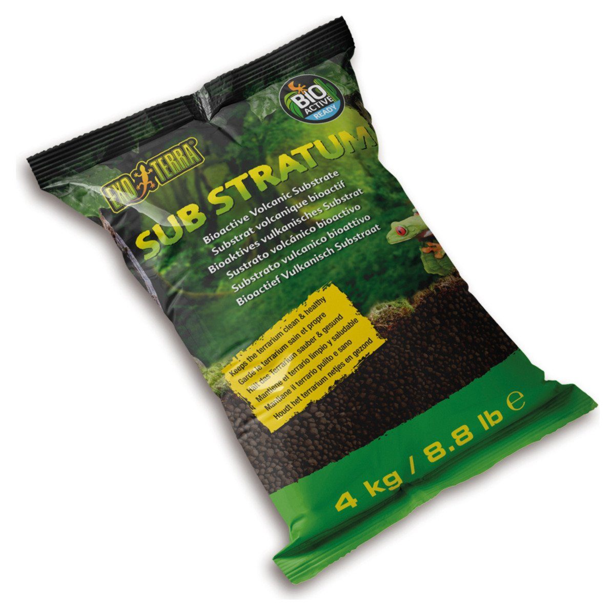 Terrarien-Substrat Sub Stratum Bioactives Substrat 4 kg