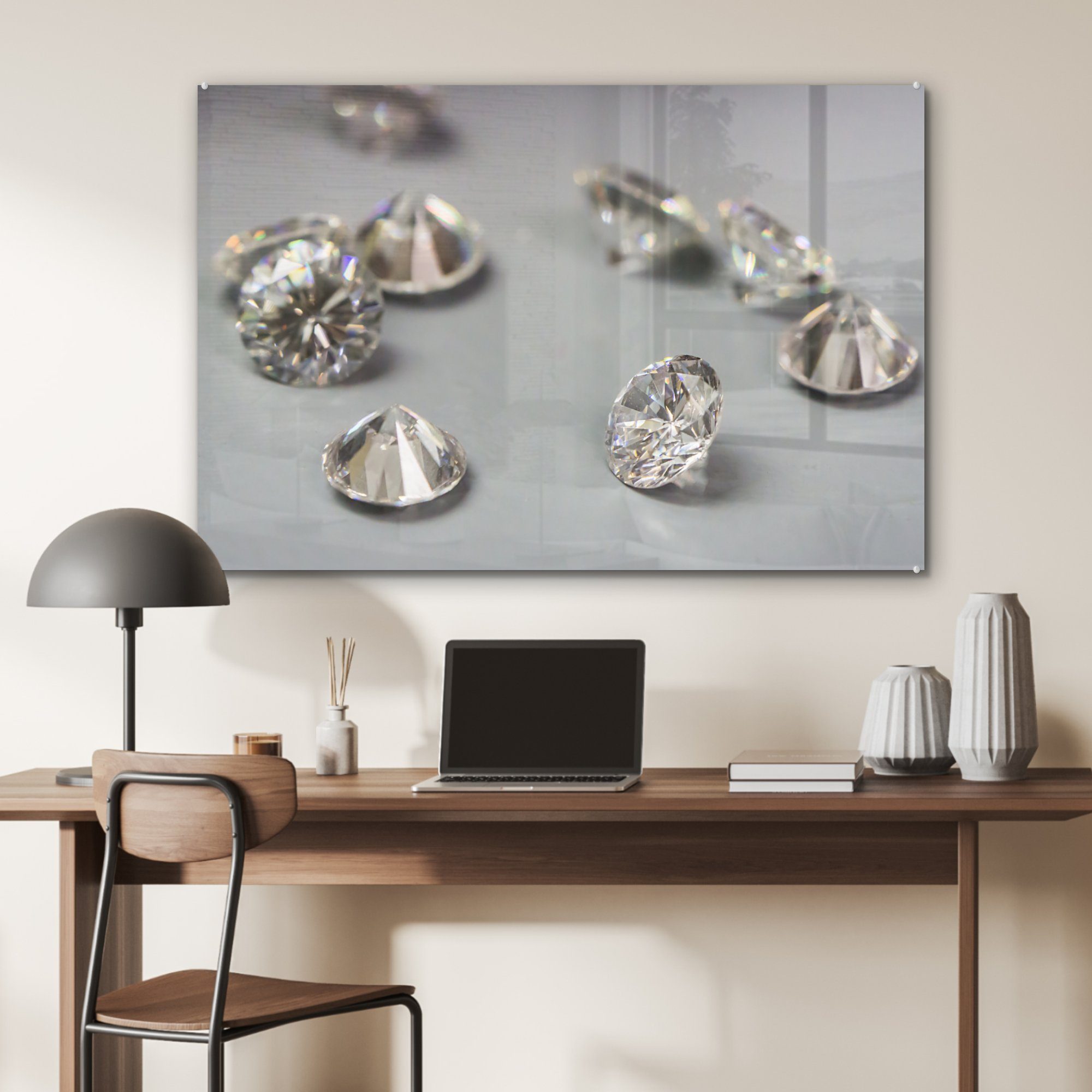 MuchoWow Schlafzimmer St), Acrylglasbild & Diamant, (1 Acrylglasbilder Wohnzimmer