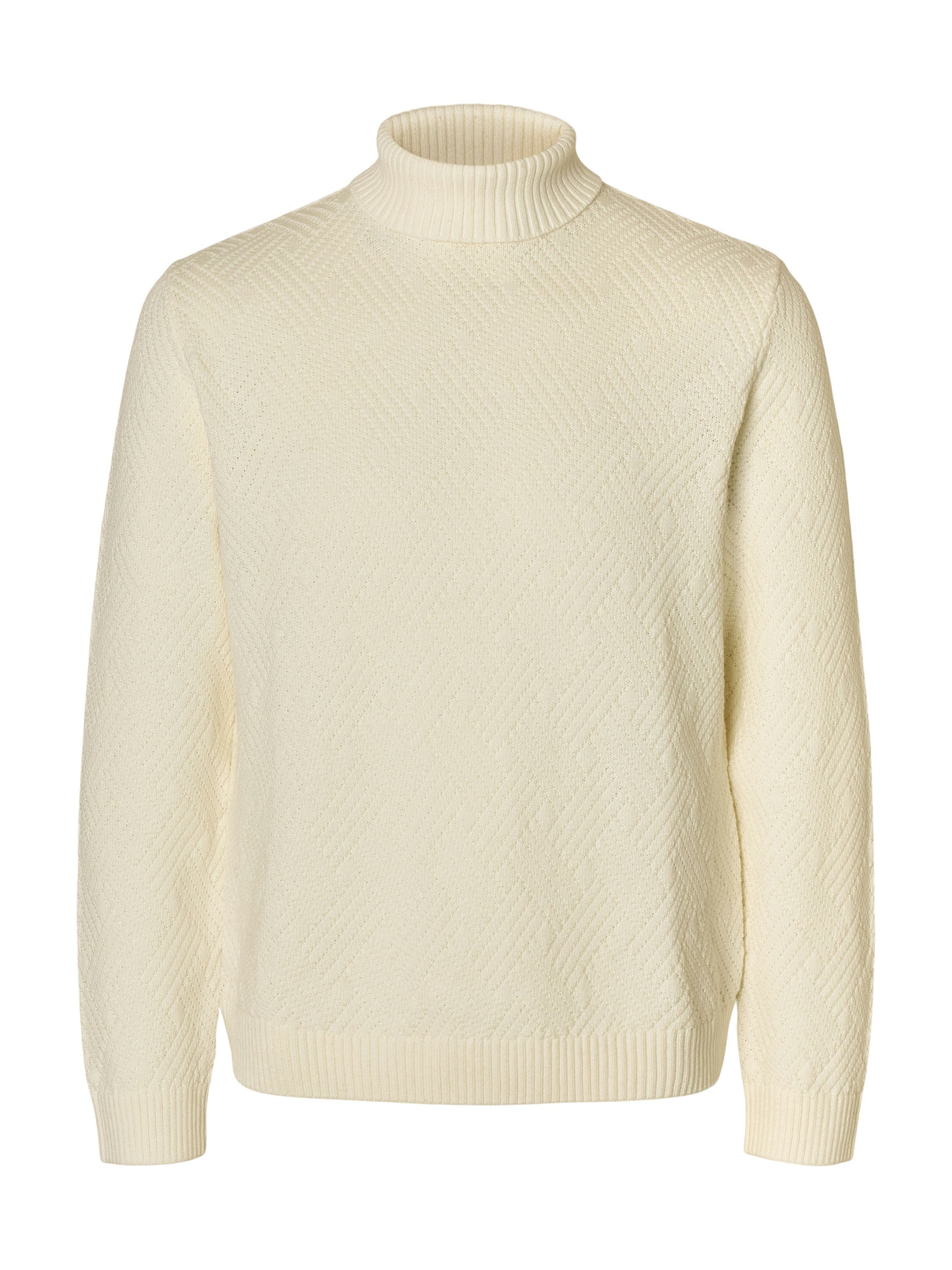 Strickpullover SLHTREVOR LS KNIT STRUCTURE ROLL NECK