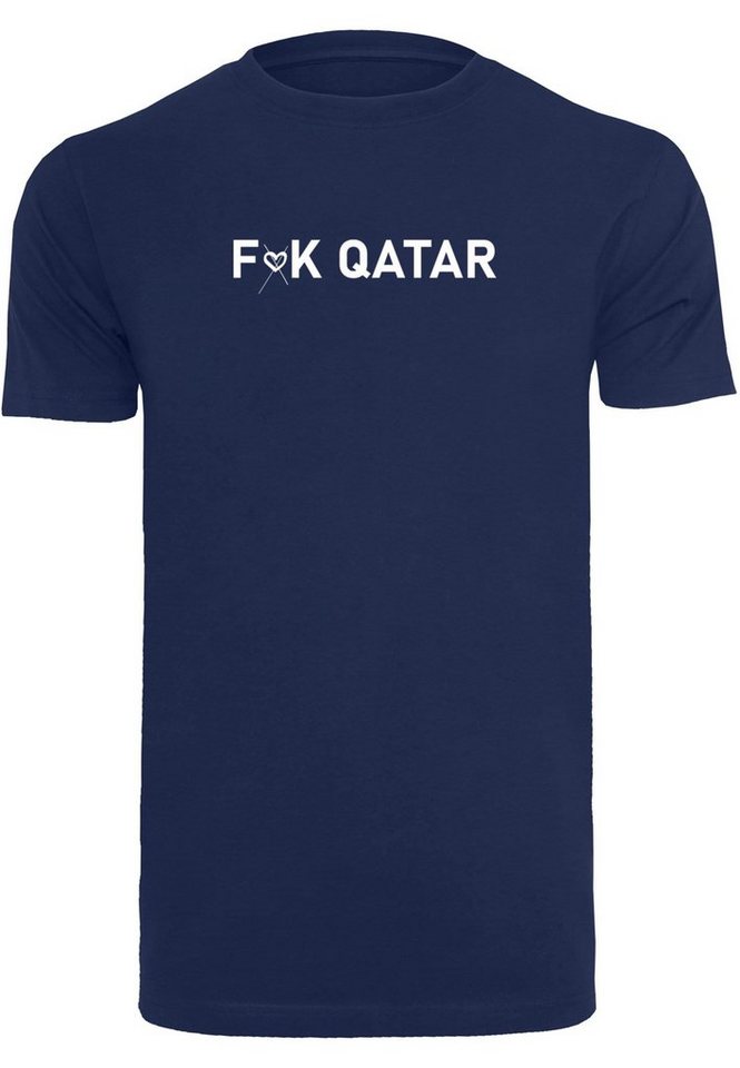 Round Herren (no (1-tlg) heart) F Neck T-Shirt Merchcode Qatar K T-Shirt