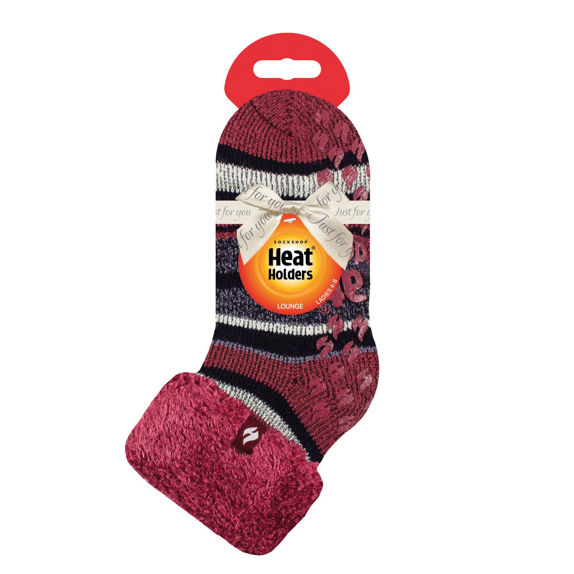 Heat Holders Haussocken Damen Lounge Wohlfühl Socken mit Turnover Top