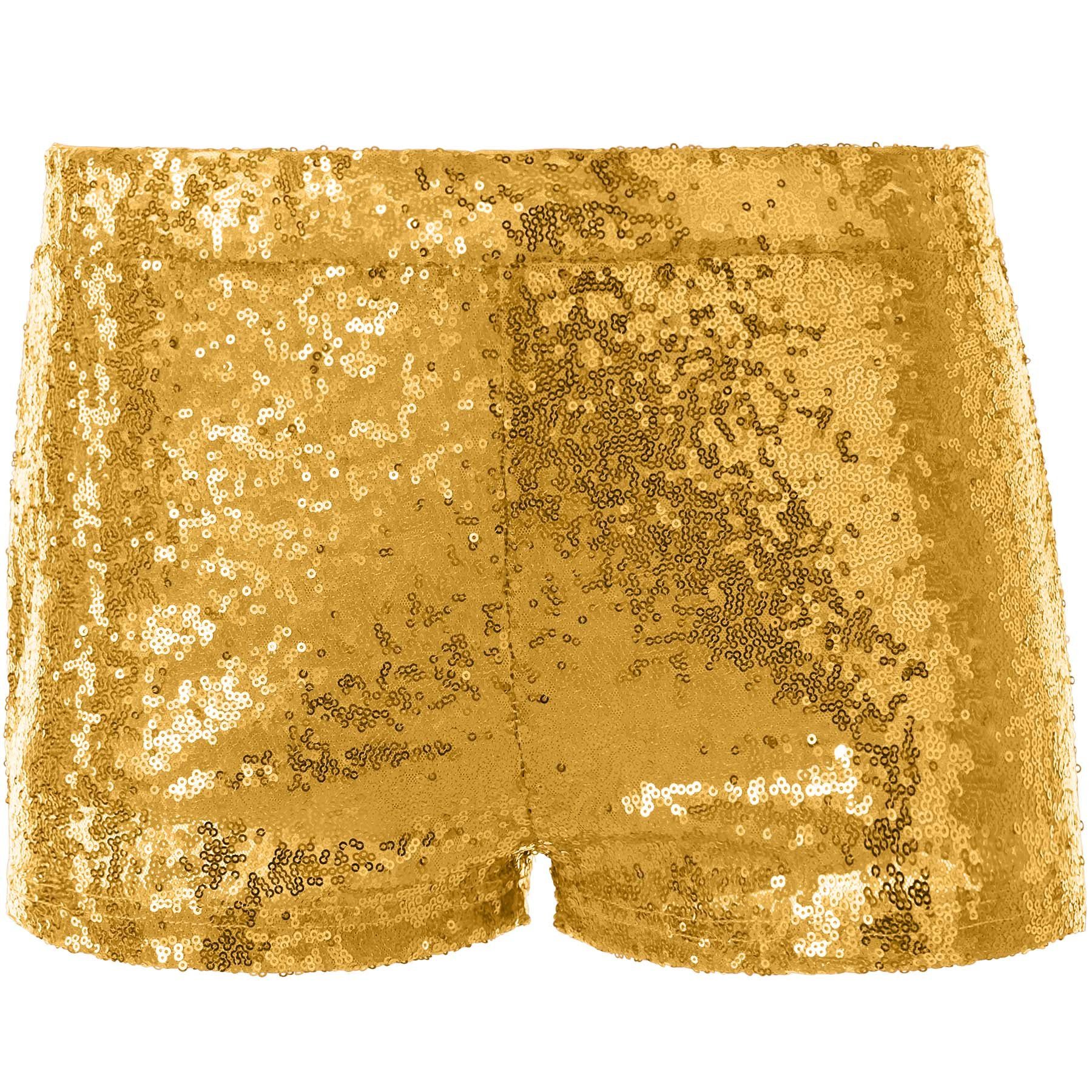 Hotpants dressforfun Pailletten-Shorts gold