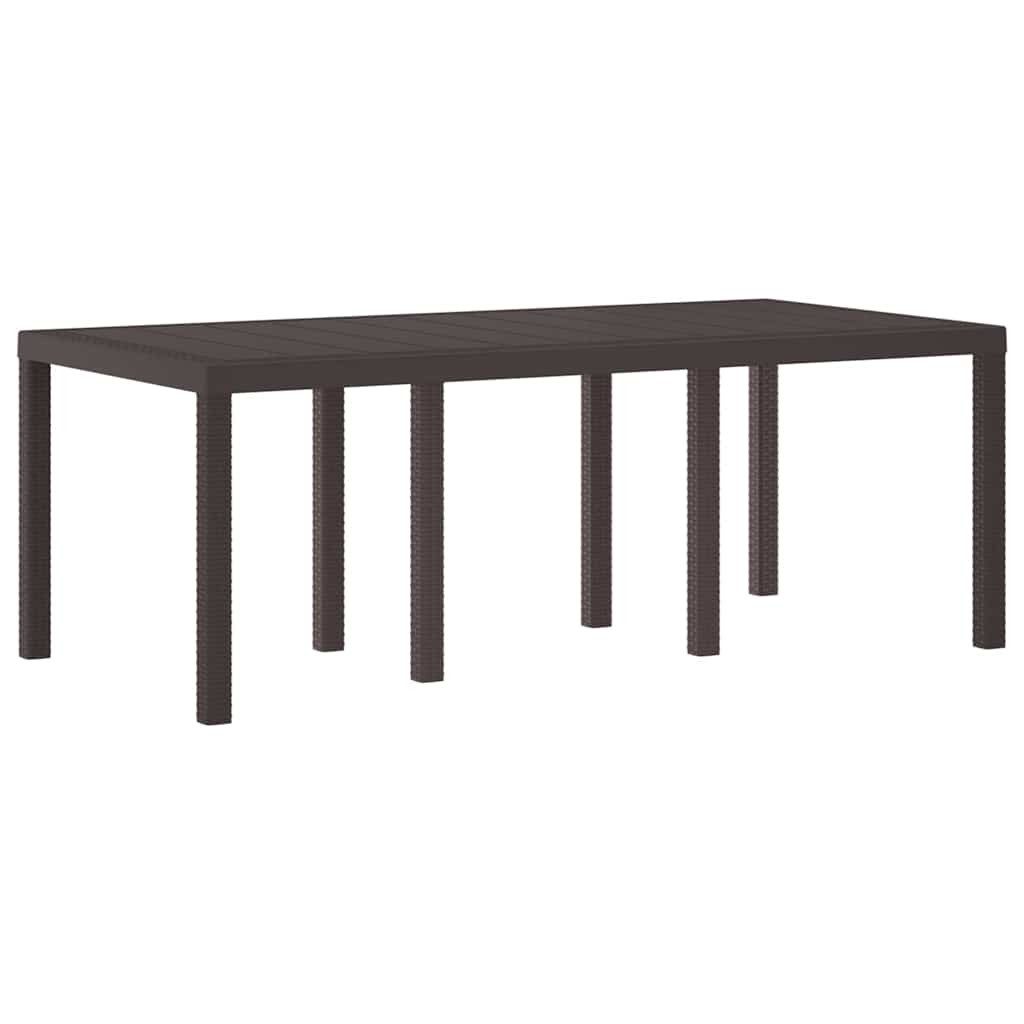vidaXL Gartentisch Gartentisch Braun 200 x günstig online kaufen