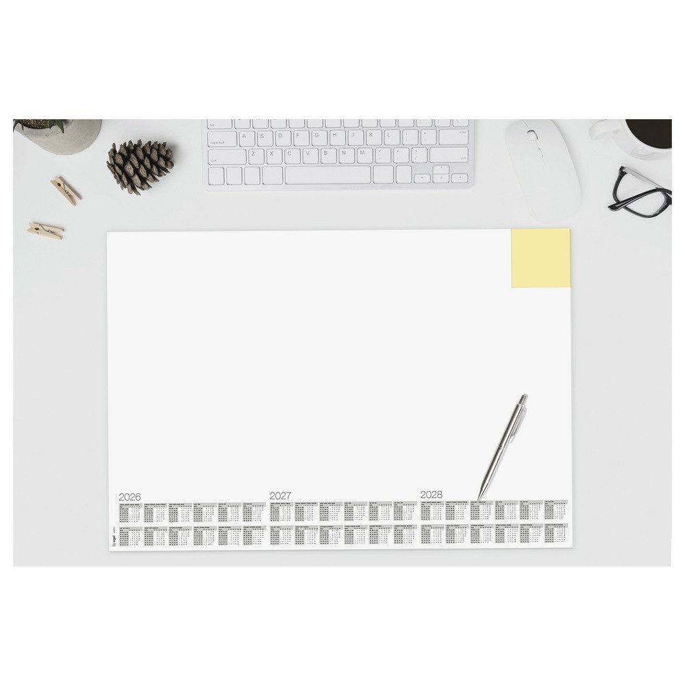Sigel Schreibtischunterlage Sigel H6490 Schreibunterlage Papier blanko (B x H) 59.50 cm x 41 cm