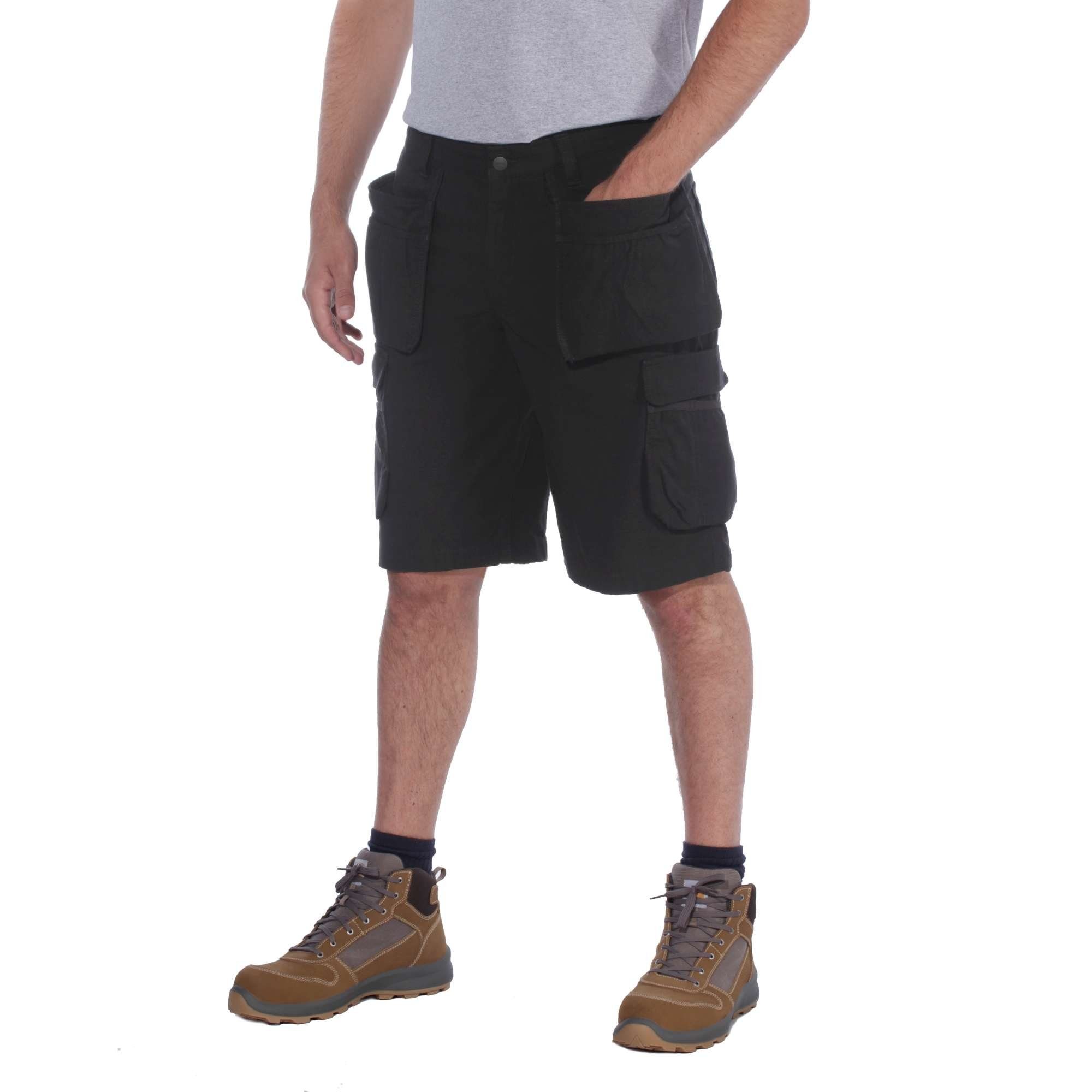 Carhartt Cargoshorts Ripstop Flex Multi Pocket Work Short Flexibles Ripstop Gewebe