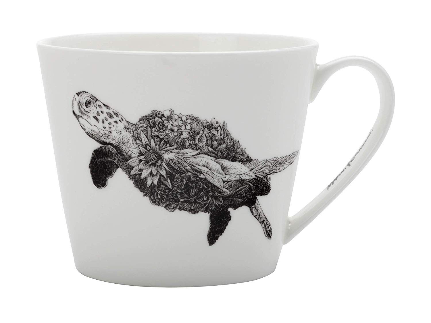 Dekomiro Becher Marini Ferlazzo Sea Turtle Becher und Teller, 2-teilig