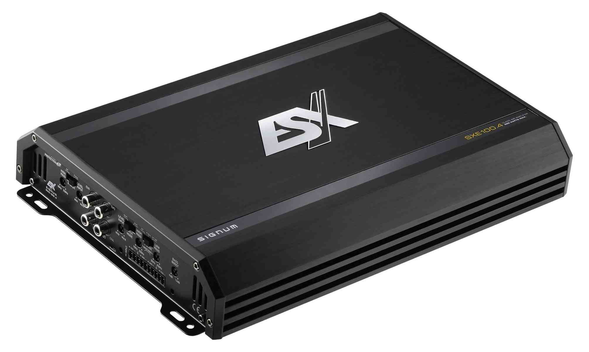 ESX SXE100.4 4/3/2-Kanal Verstärker Endstufe brückbar SXE 100.4 Endverstärker (Anzahl Kanäle: 4)