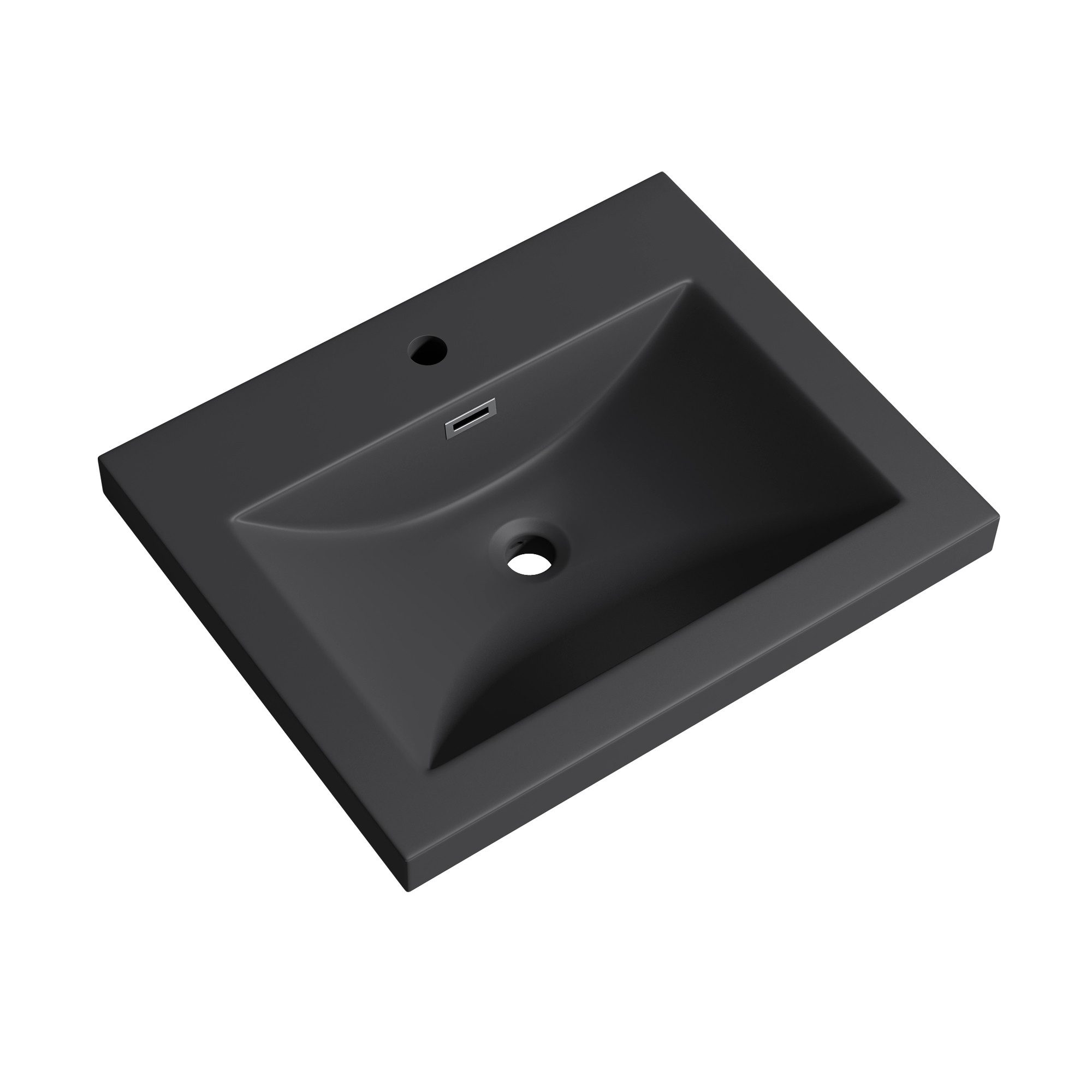 doporro Waschbecken Aufsatzwaschbecken Waschtisch Badmöbel aus Mineralguss Design Col01, umweltfreundliches Material