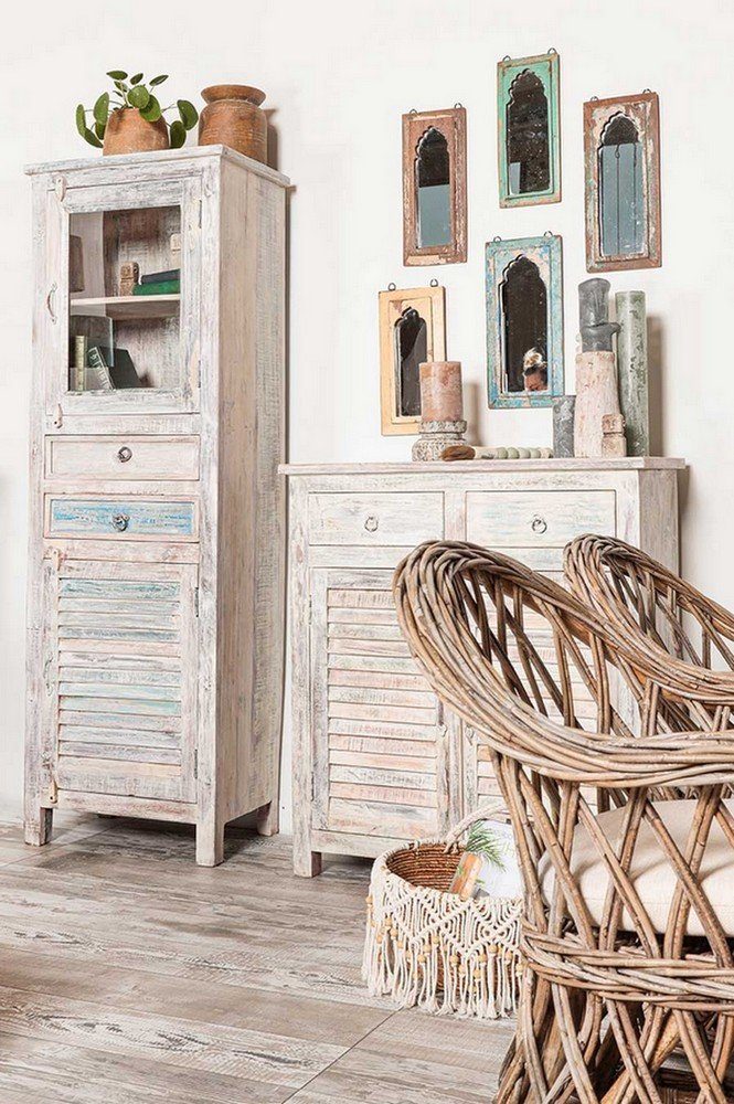 daslagerhaus living Spiegel Holzspiegel Vintage verschiedene Ausführungen