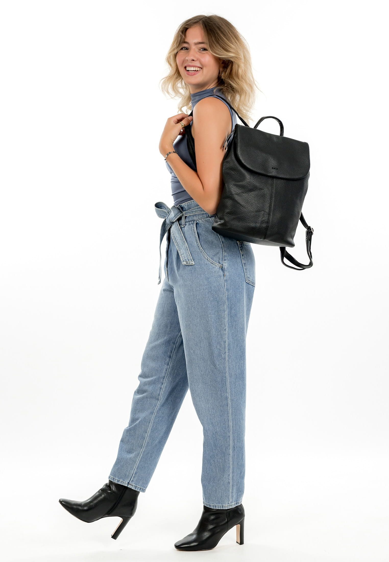 EMILY & NOAH Cityrucksack E&N Tours RUE 09, Logo Prägung