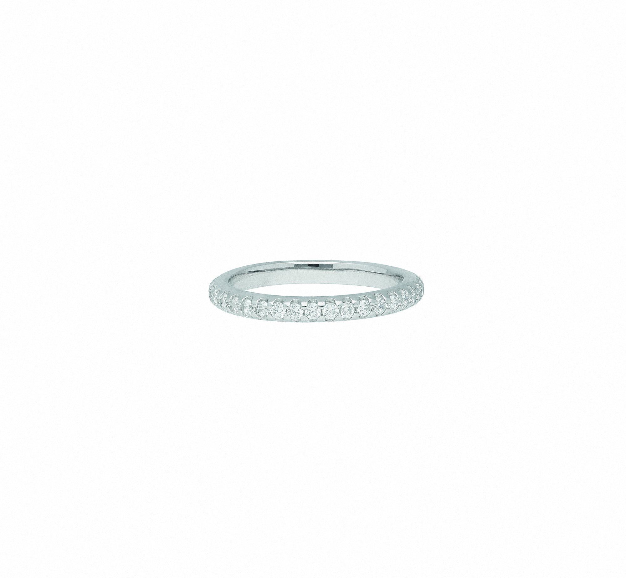 Adelia´s Silberring 925 Silber Ring mit Zirkonia, mit Zirkonia Silberschmuck für Damen