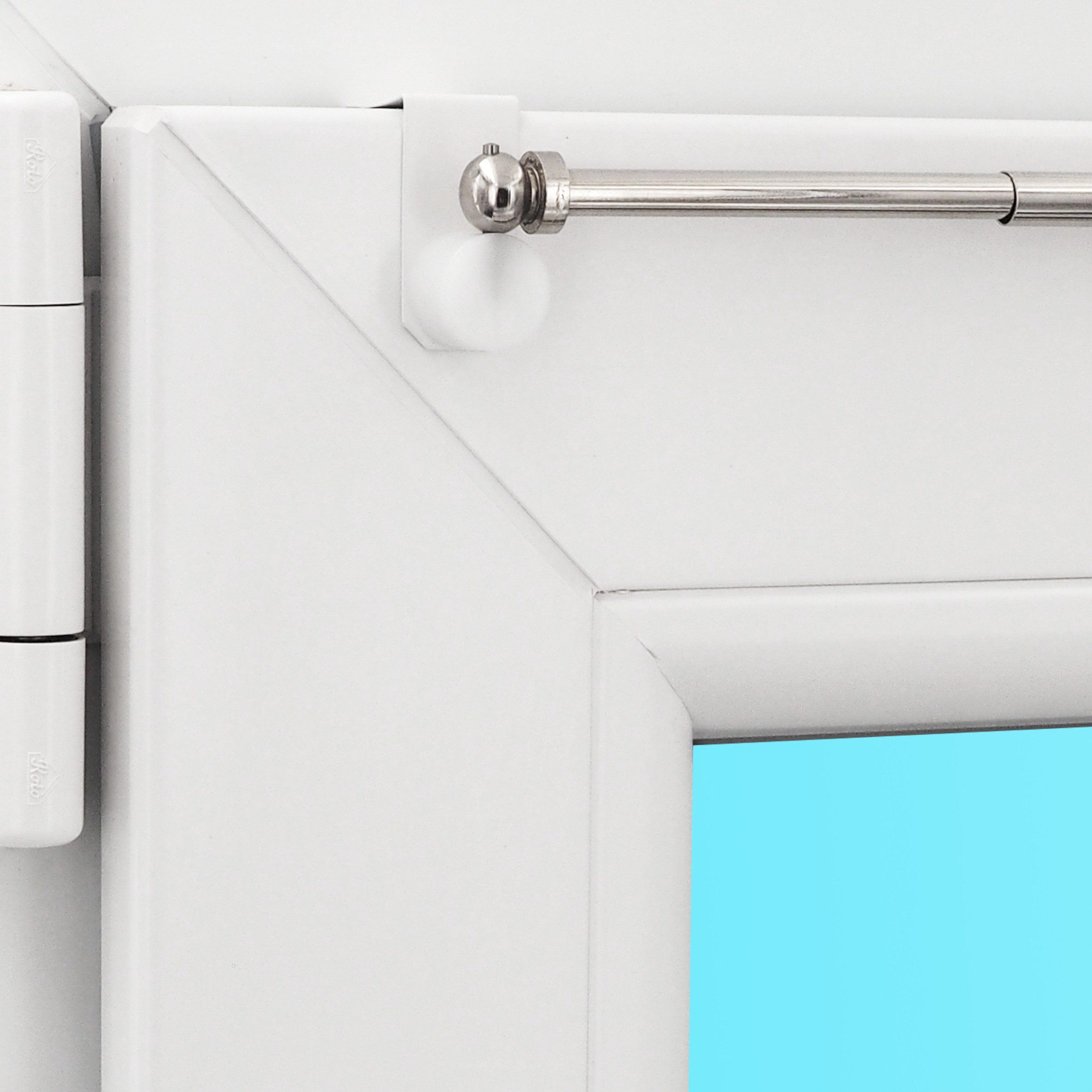 dekondo Gardinenstange Eleganz, ausziehbar, Fensterhaken klemmbar, günstig online kaufen