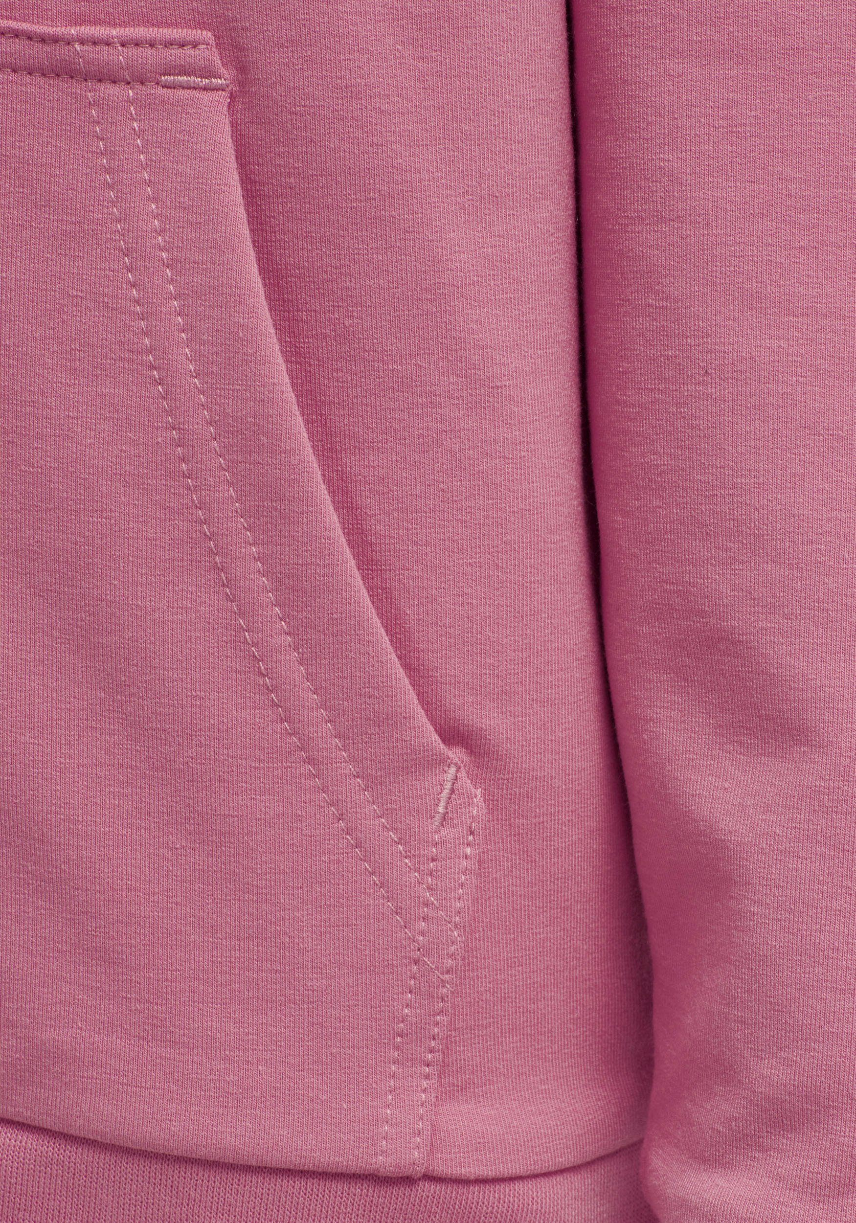 - rosa Kinder hummel Kapuzensweatshirt HOODIE für (1-tlg) HMLCUATRO