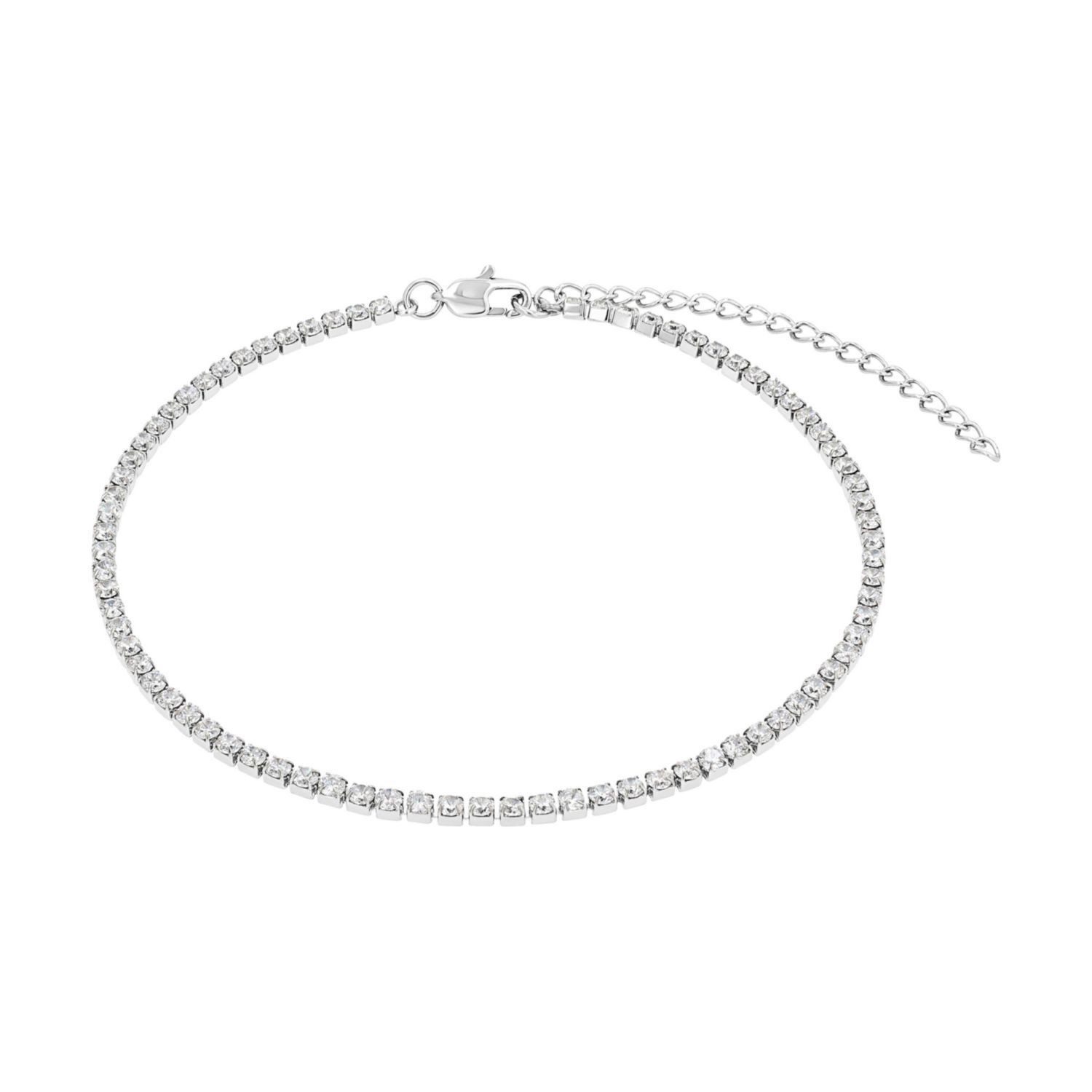 Noelani Fußkette Noelani Fußketten für Damen, Edelstahl, Zirkonia (Fußketten, 1-tlg)