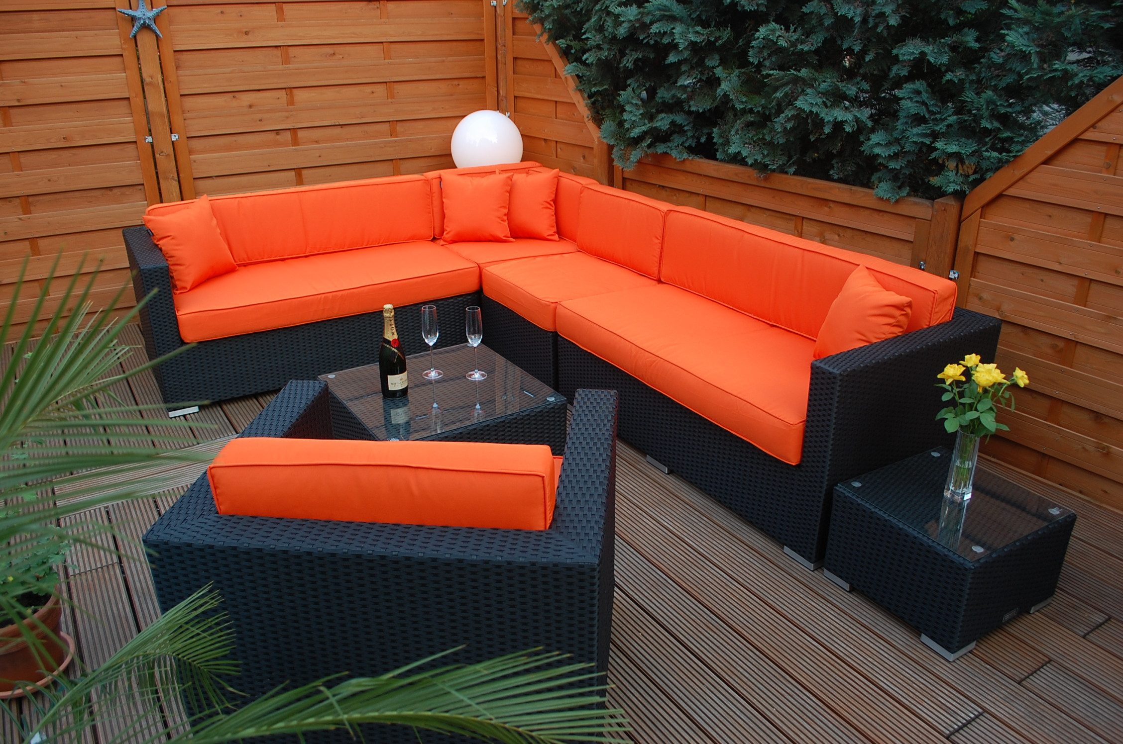 Ragnarök Möbel-Design Gartenlounge-Set Narvik, (Set, Ecklounge, Polyrattan, günstig online kaufen